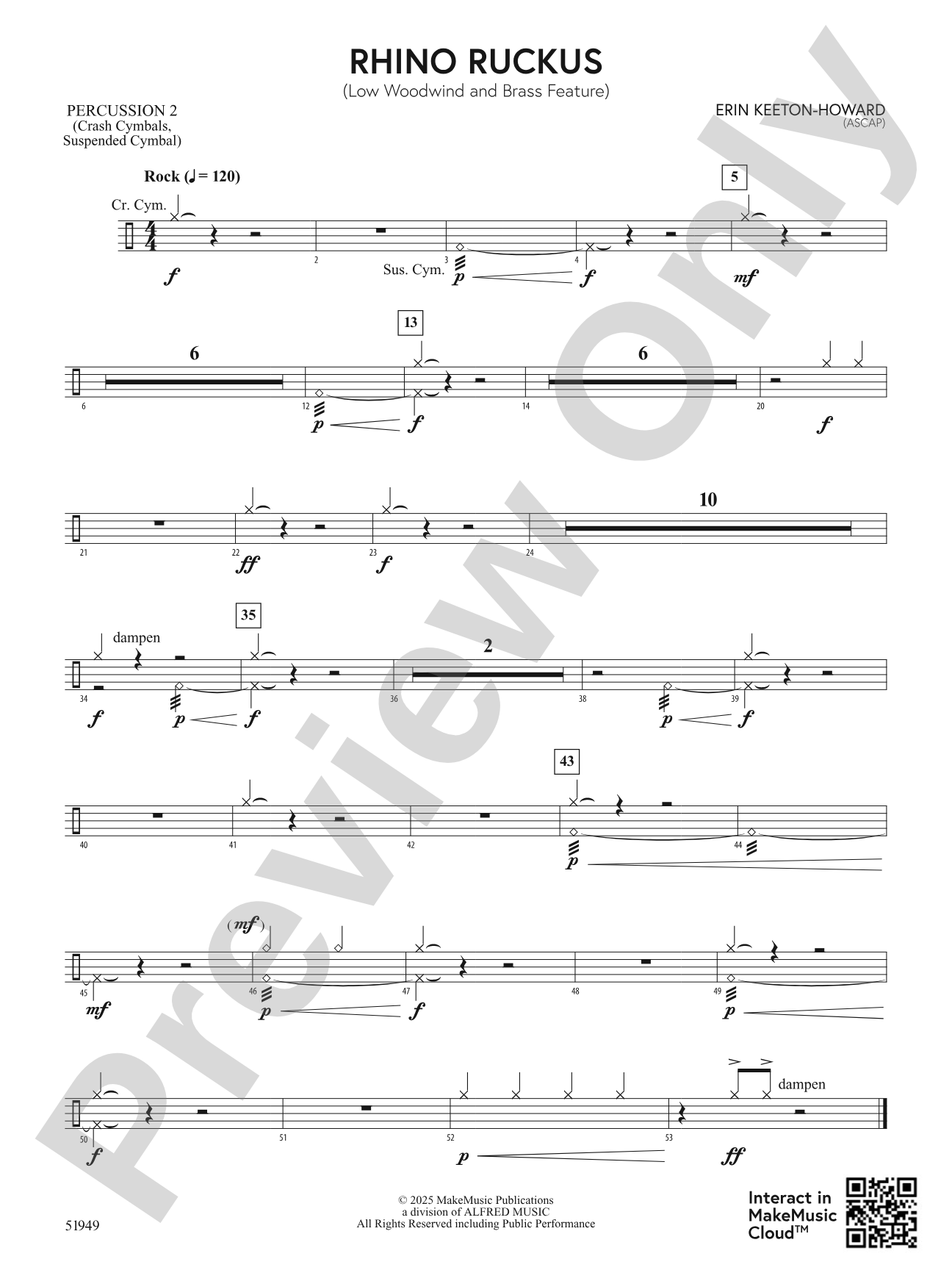 Rhino Ruckus: 2nd Percussion