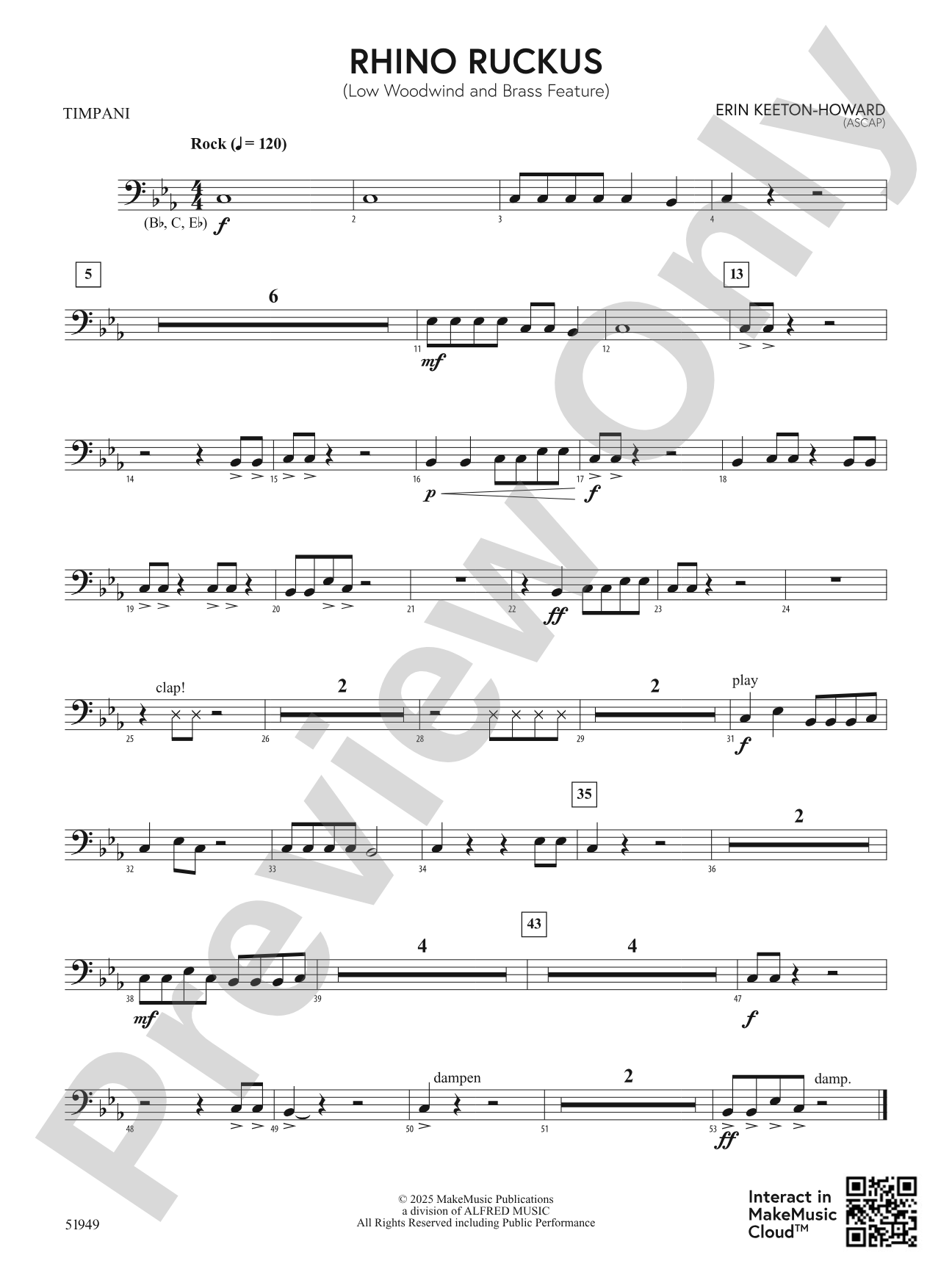 Rhino Ruckus: Timpani