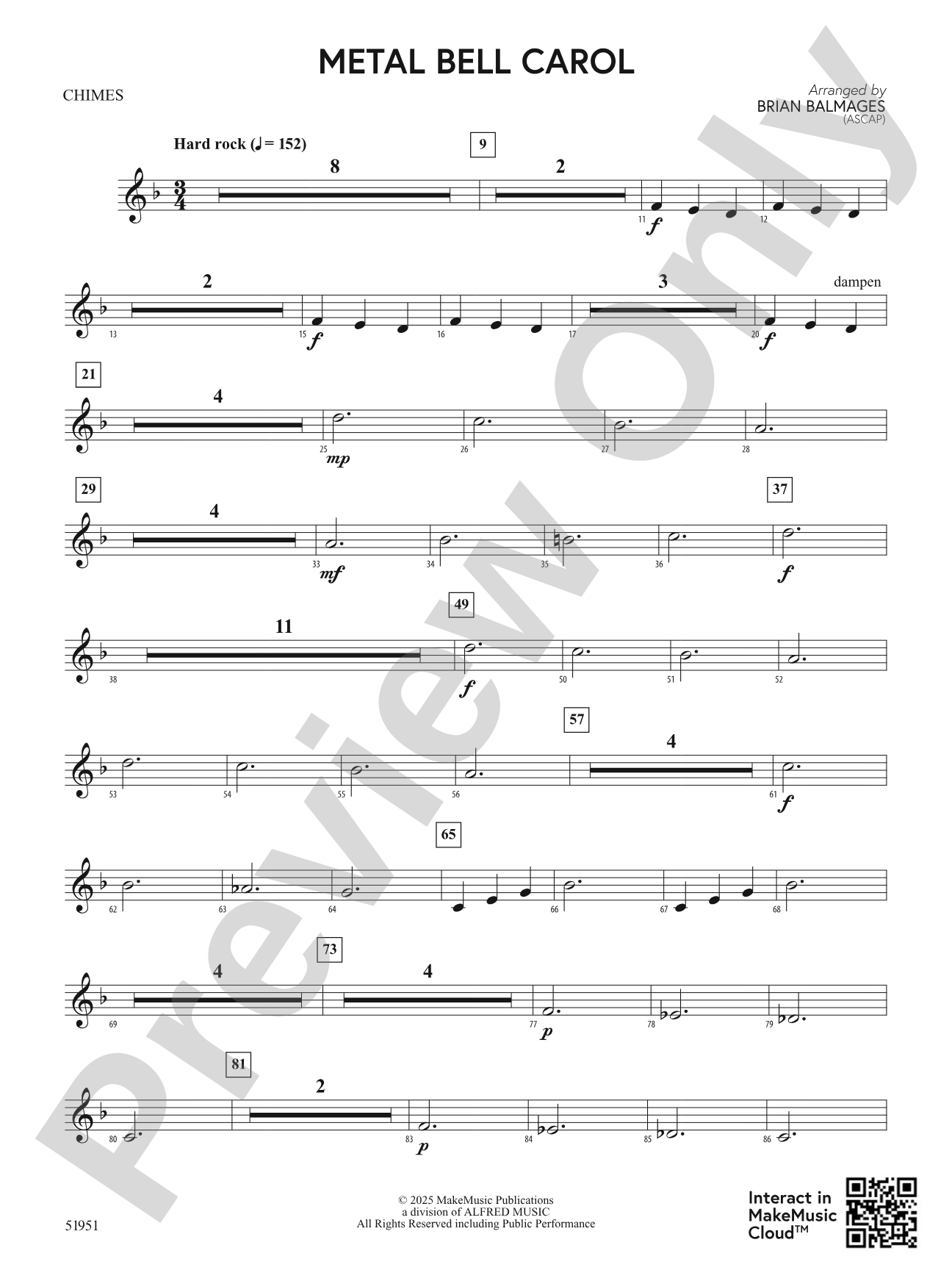 Metal Bell Carol: Chimes
