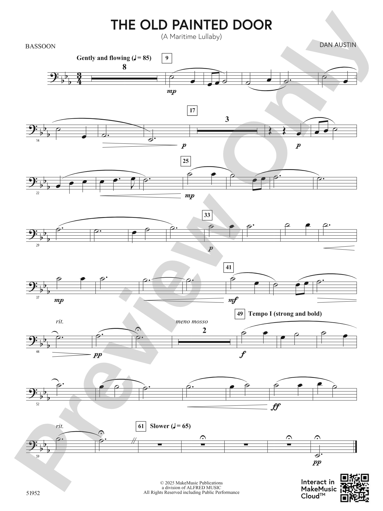 The Old Painted Door: Bassoon