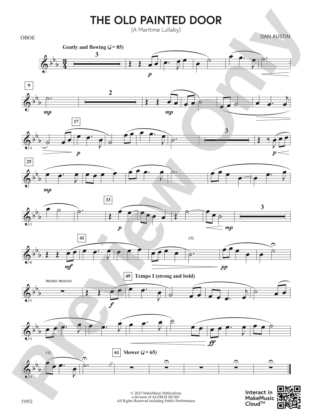 The Old Painted Door: Oboe