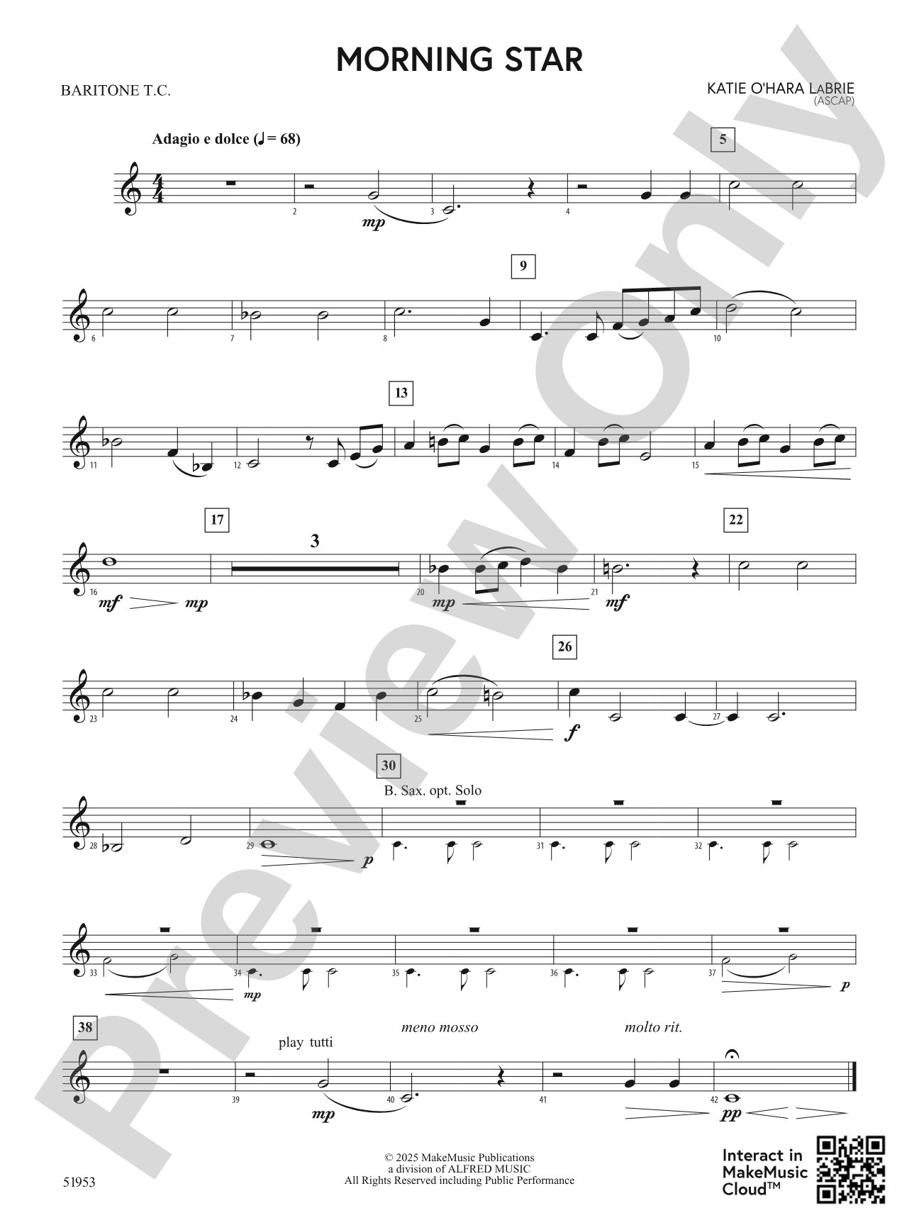 Morning Star: Baritone T.C.