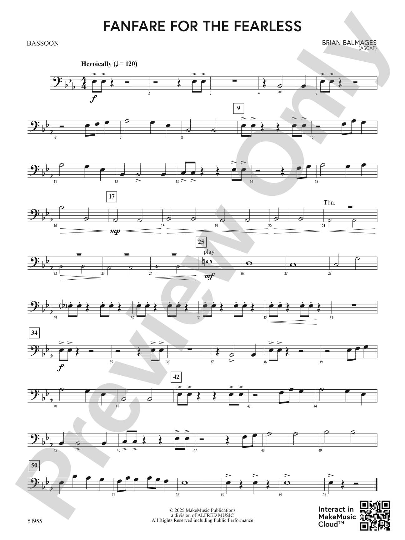 Fanfare for the Fearless: Bassoon
