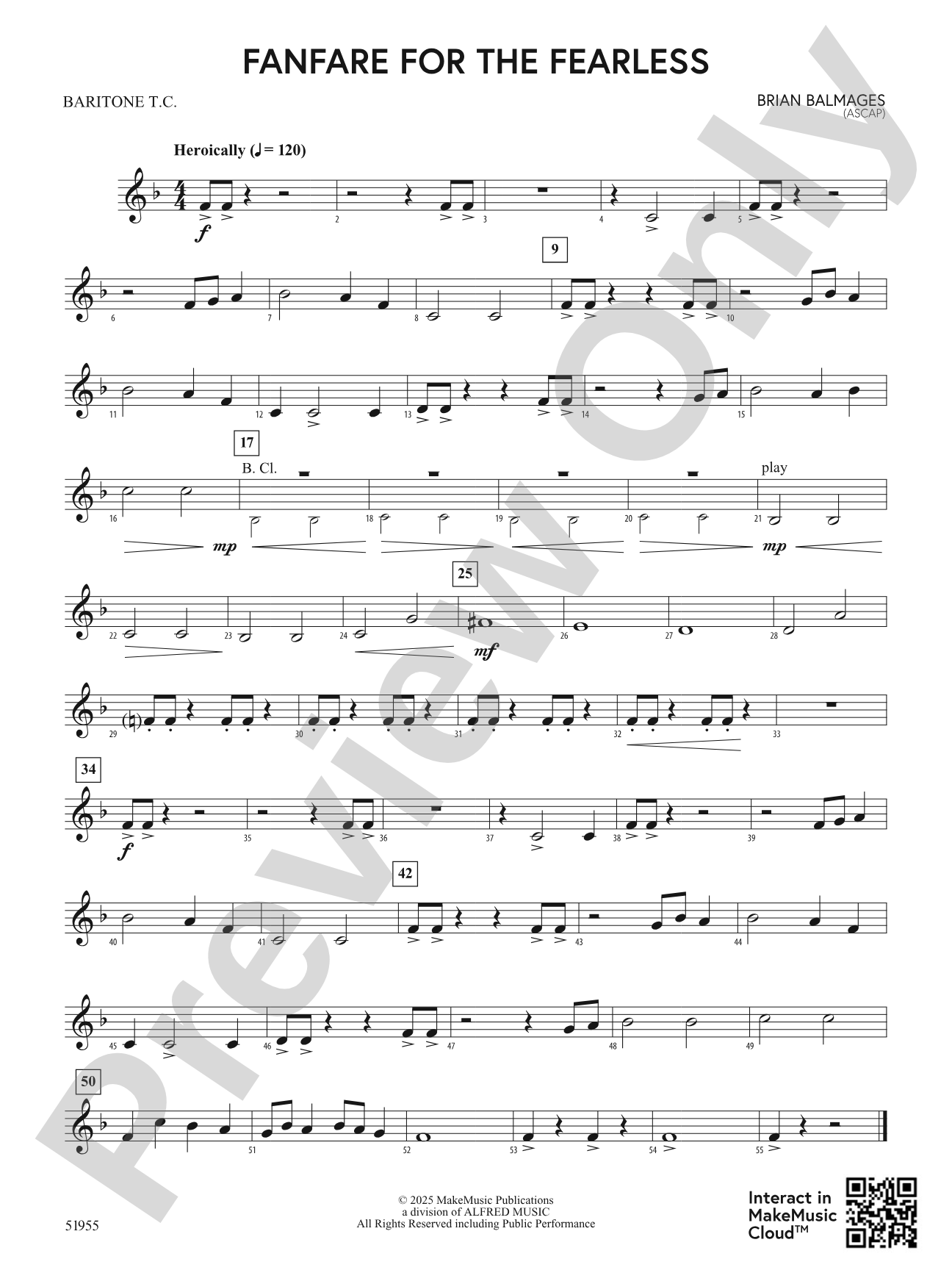 Fanfare for the Fearless: Baritone T.C.