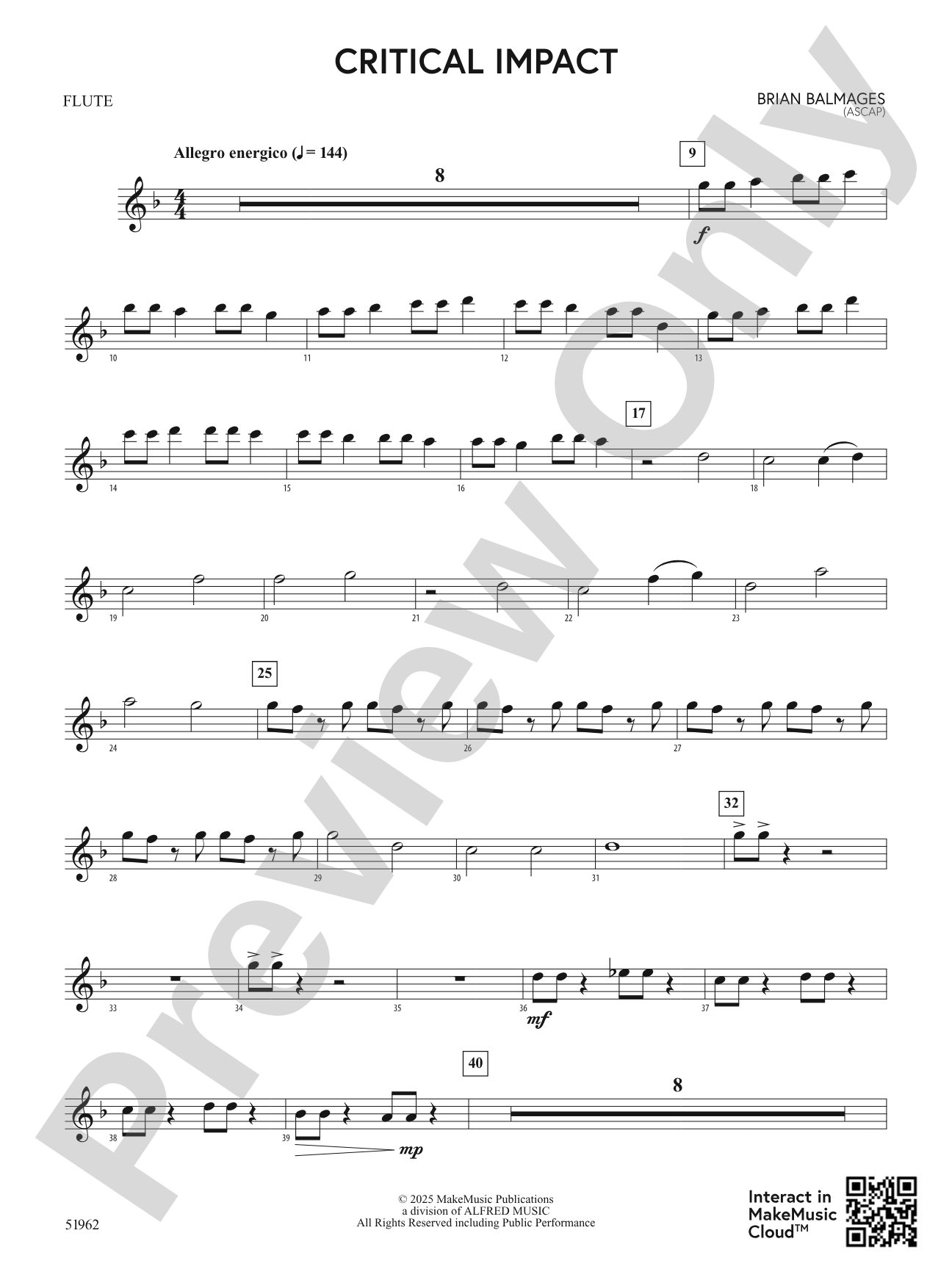 Critical Impact: Full Orchestra Conductor Score & Parts