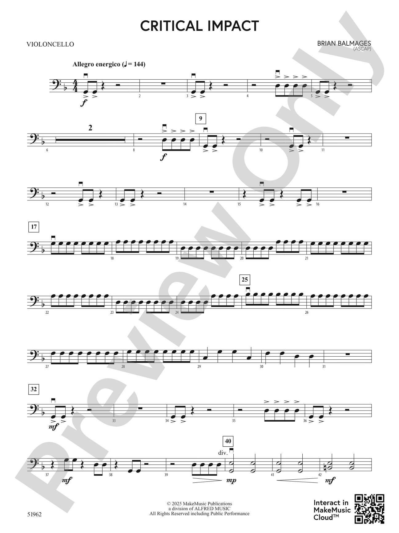 Critical Impact: Cello