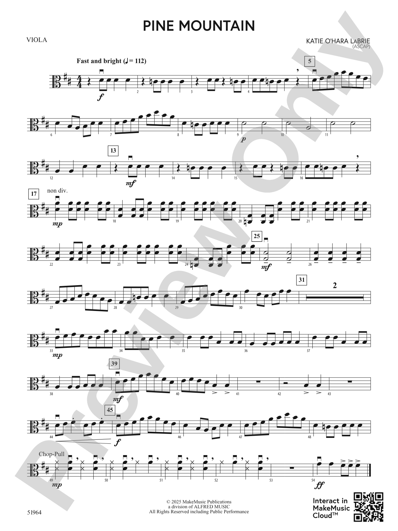 Pine Mountain: Viola
