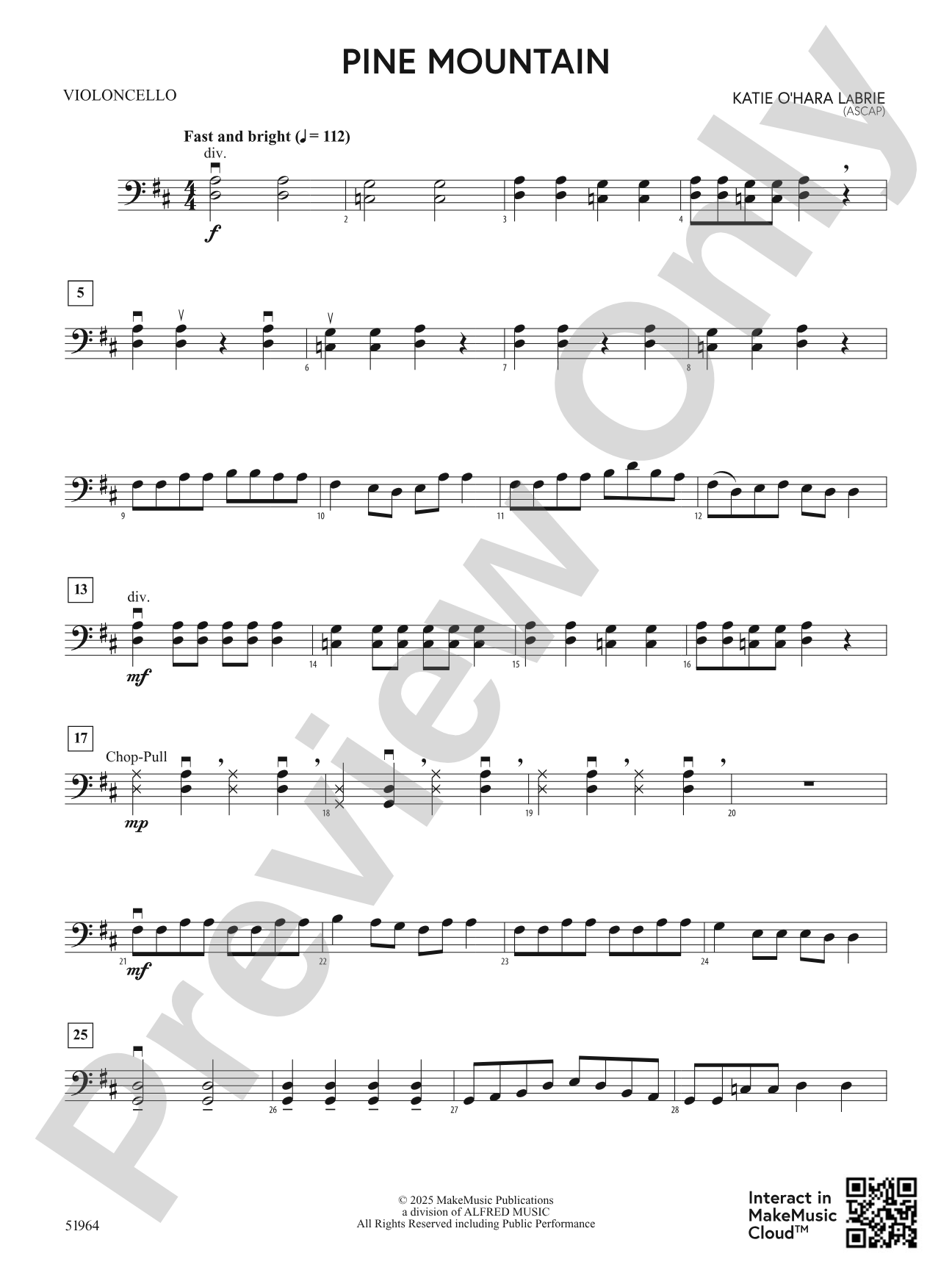Pine Mountain: Cello