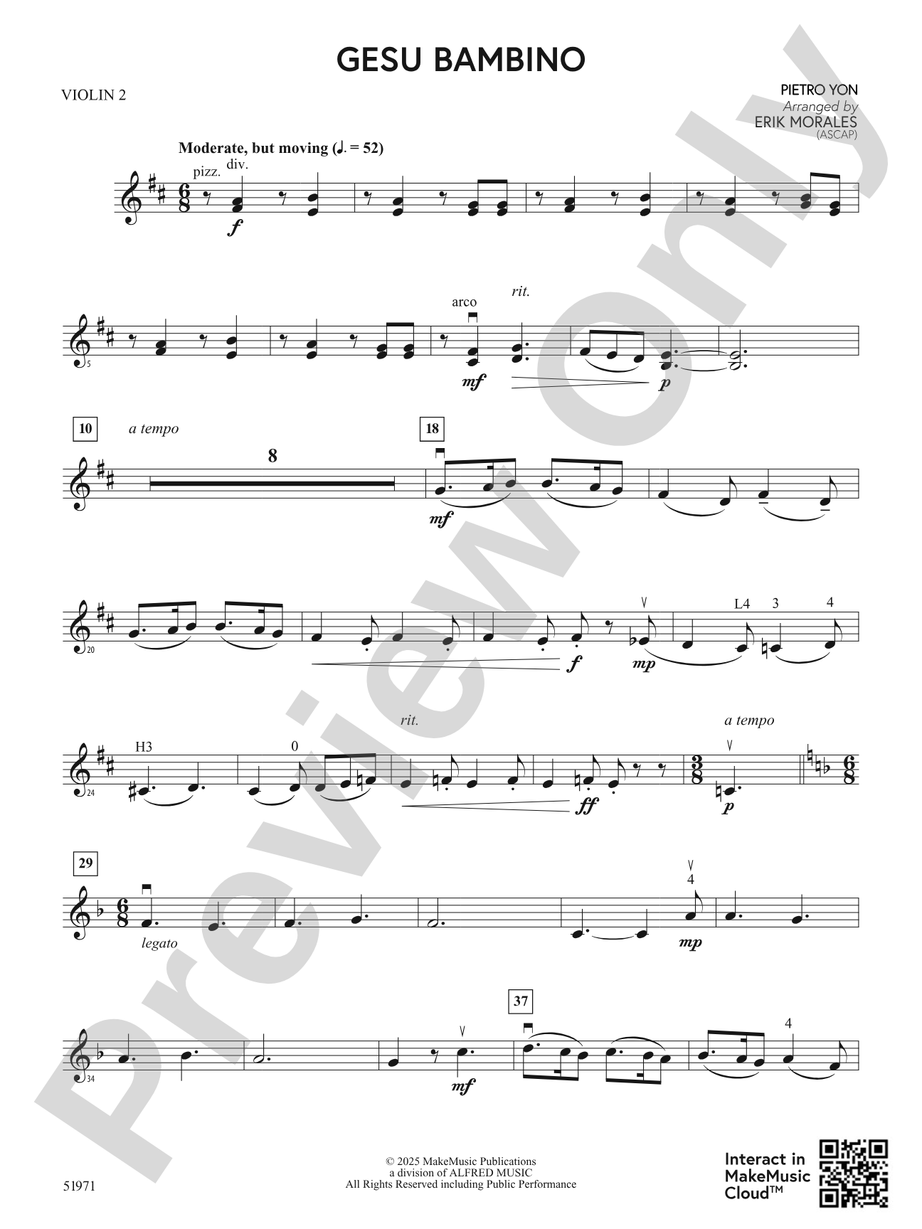 Gesu Bambino: 2nd Violin