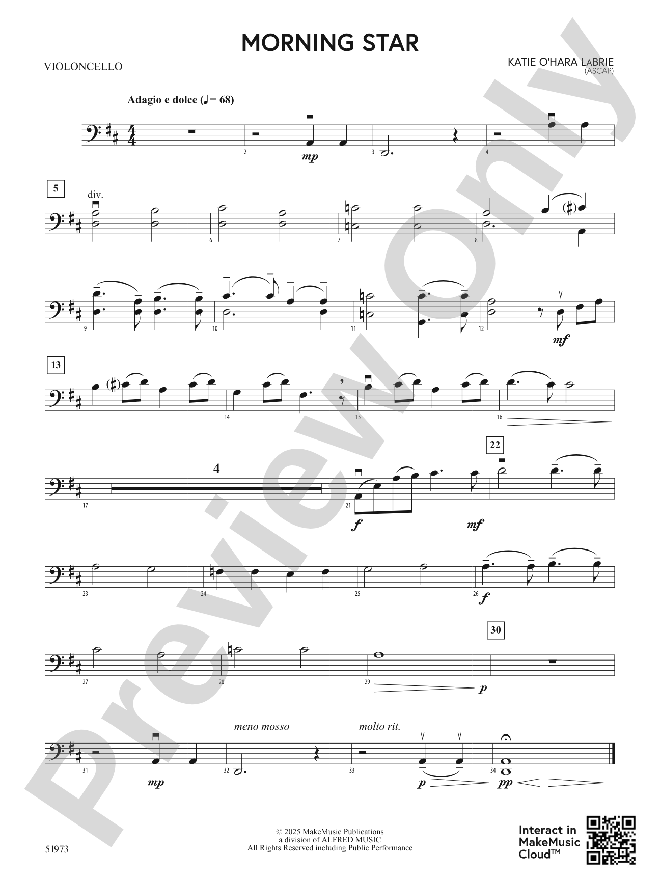 Morning Star: Cello