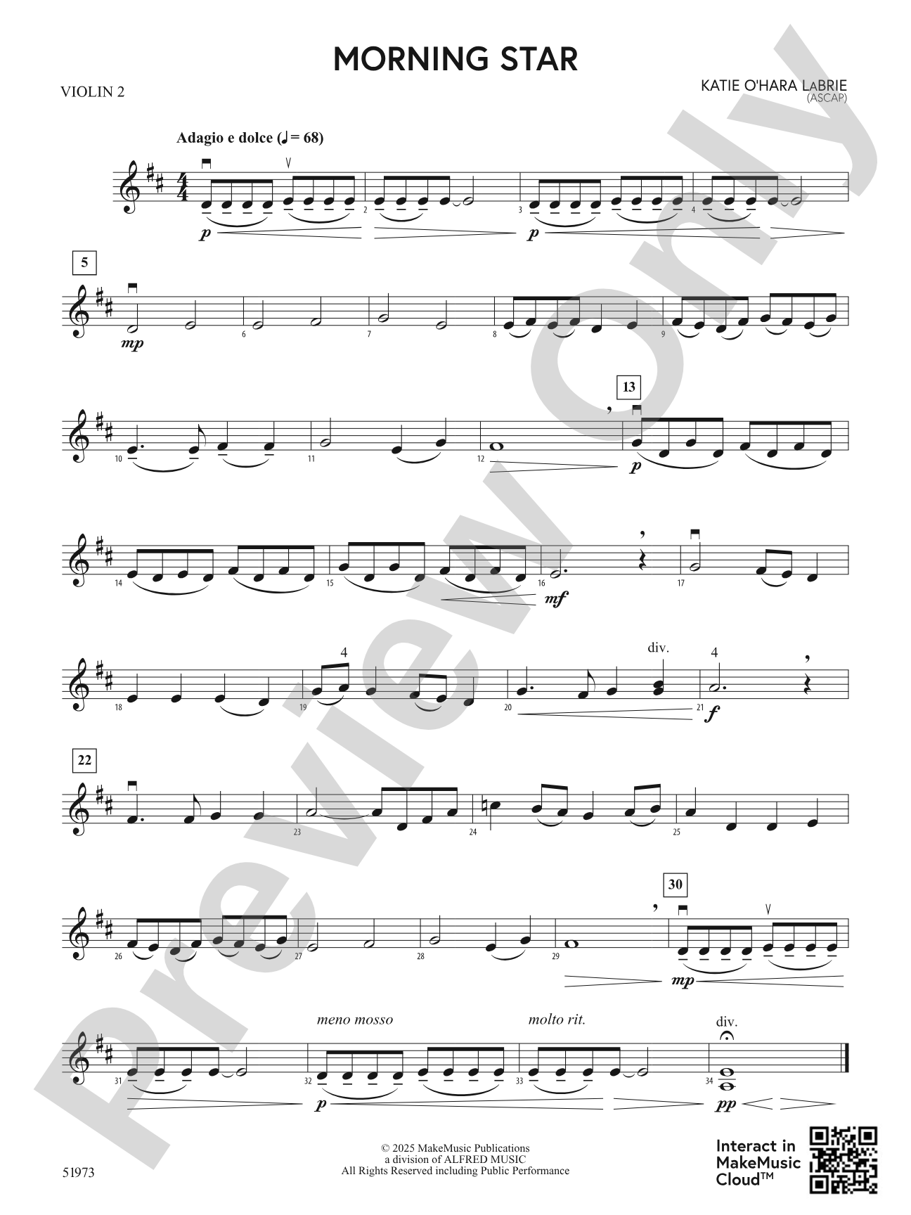 Morning Star: 2nd Violin