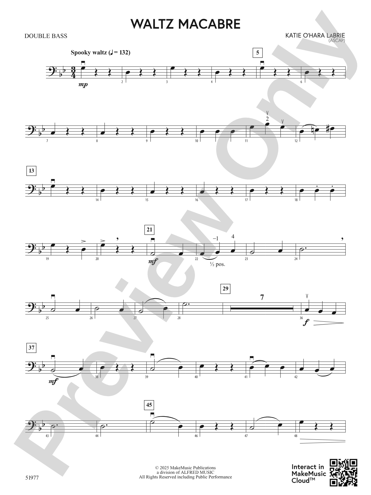 Waltz Macabre: String Bass