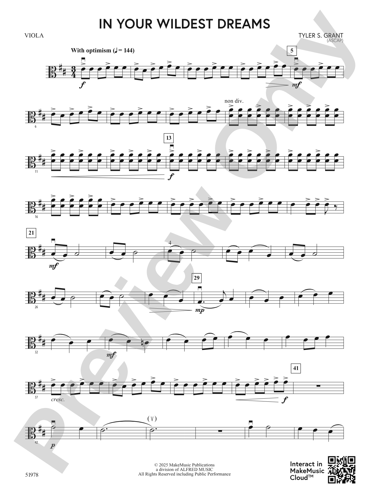 In Your Wildest Dreams: Viola
