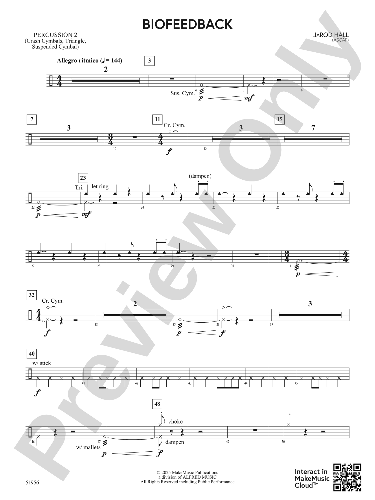 Biofeedback: 2nd Percussion