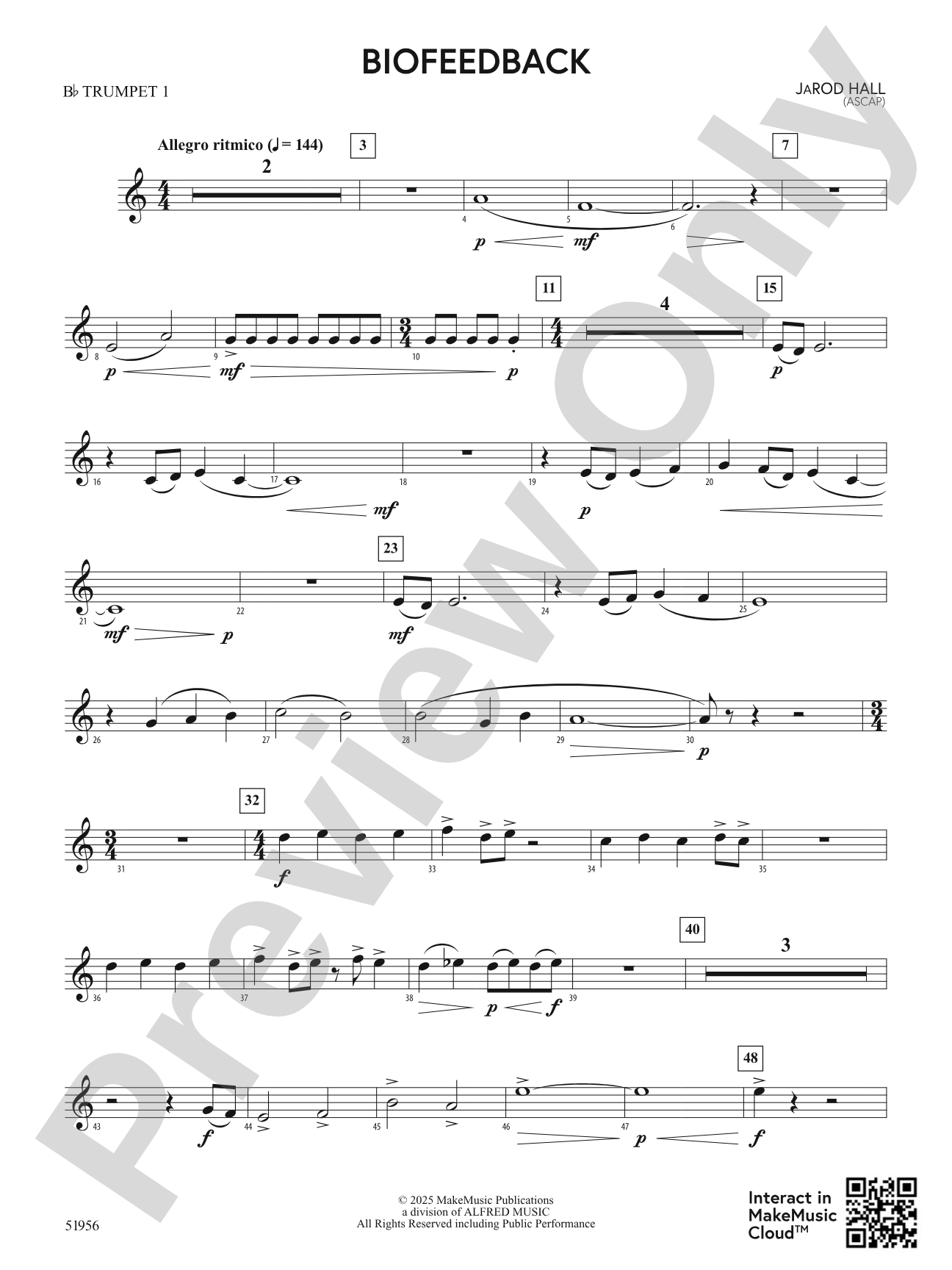 Biofeedback: 1st B-flat Trumpet