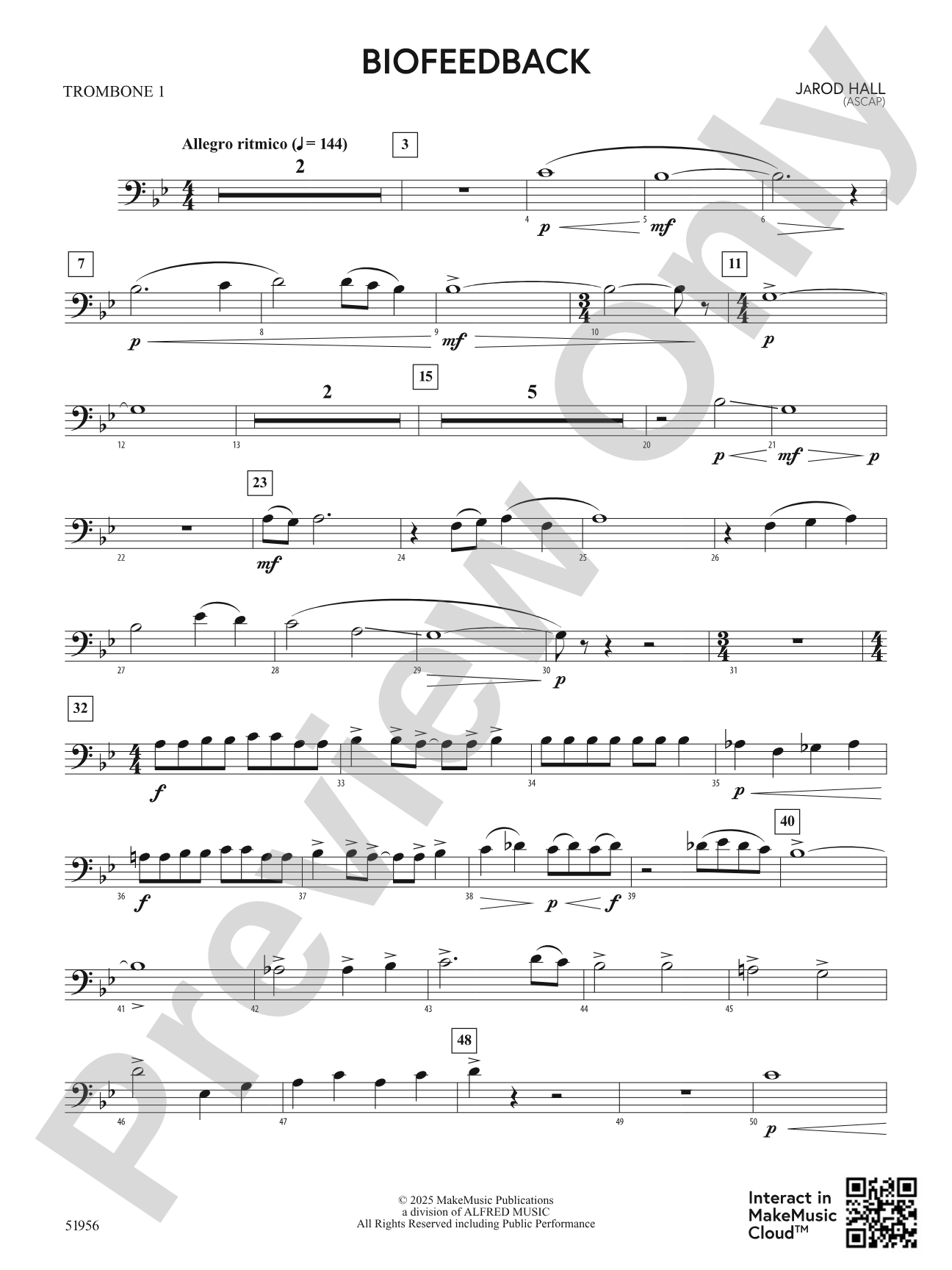 Biofeedback: 1st Trombone