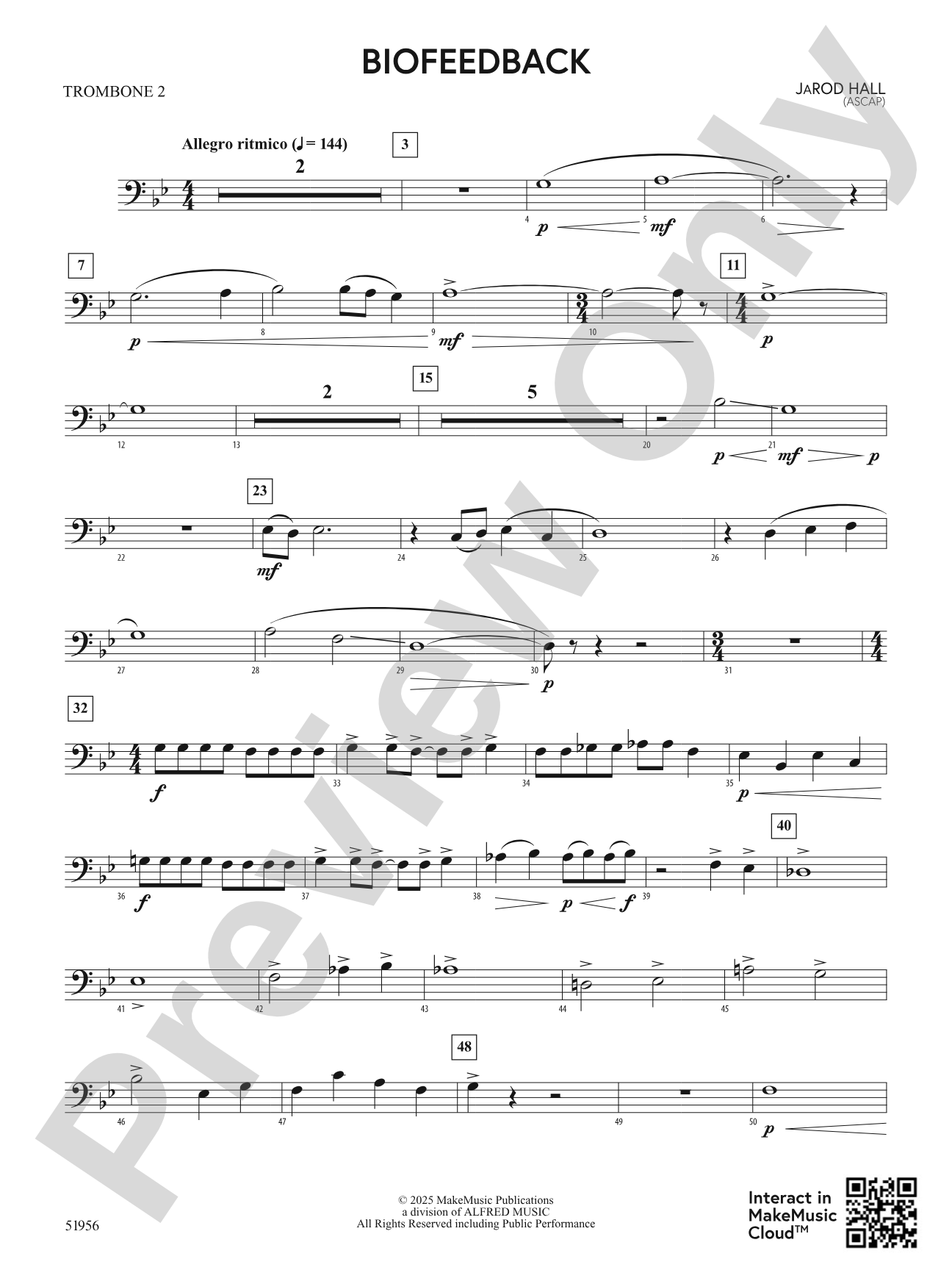 Biofeedback: 2nd Trombone