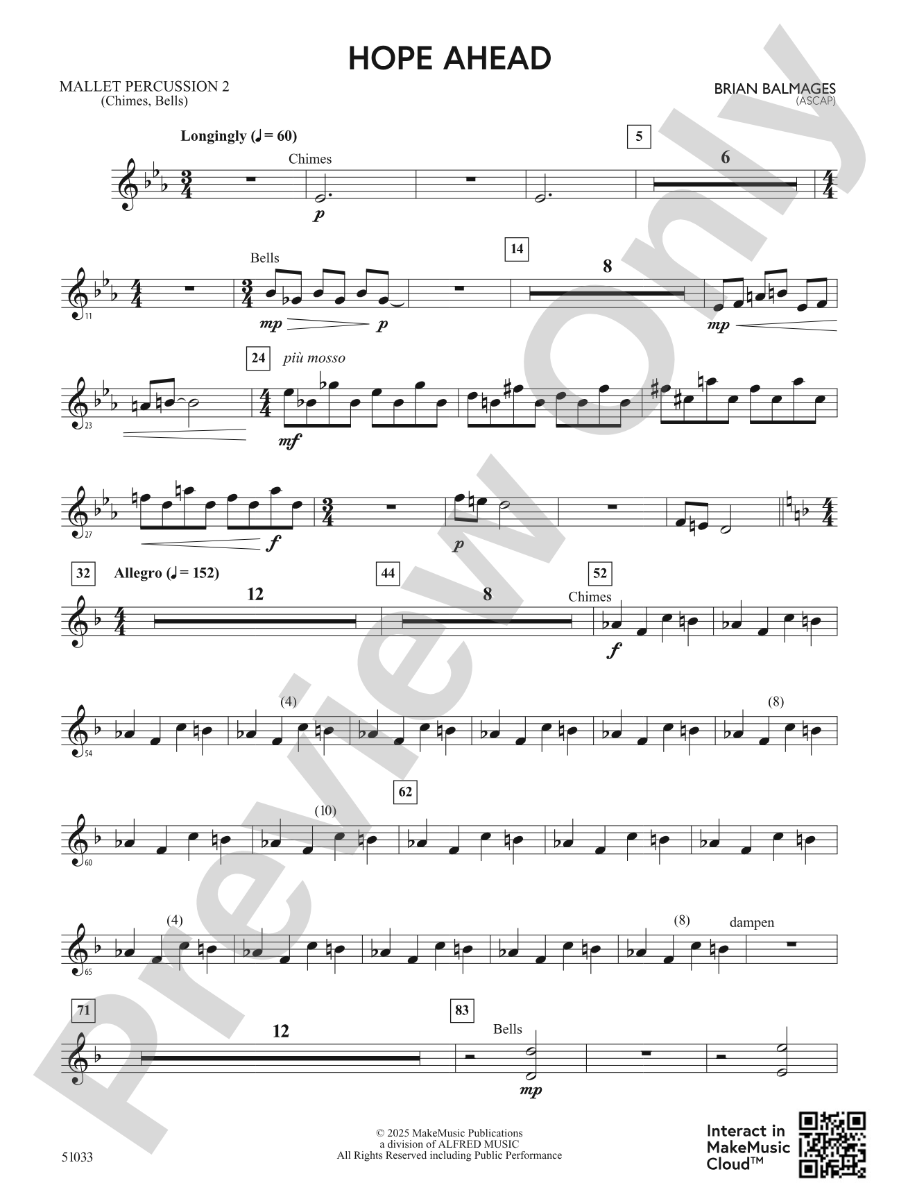 Hope Ahead: 2nd Mallet Percussion