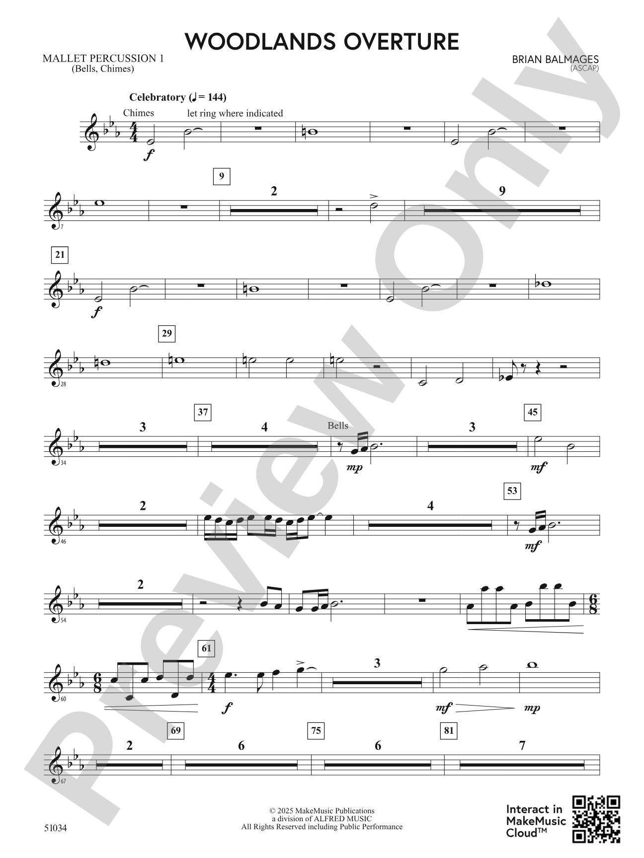 Woodlands Overture: Mallets