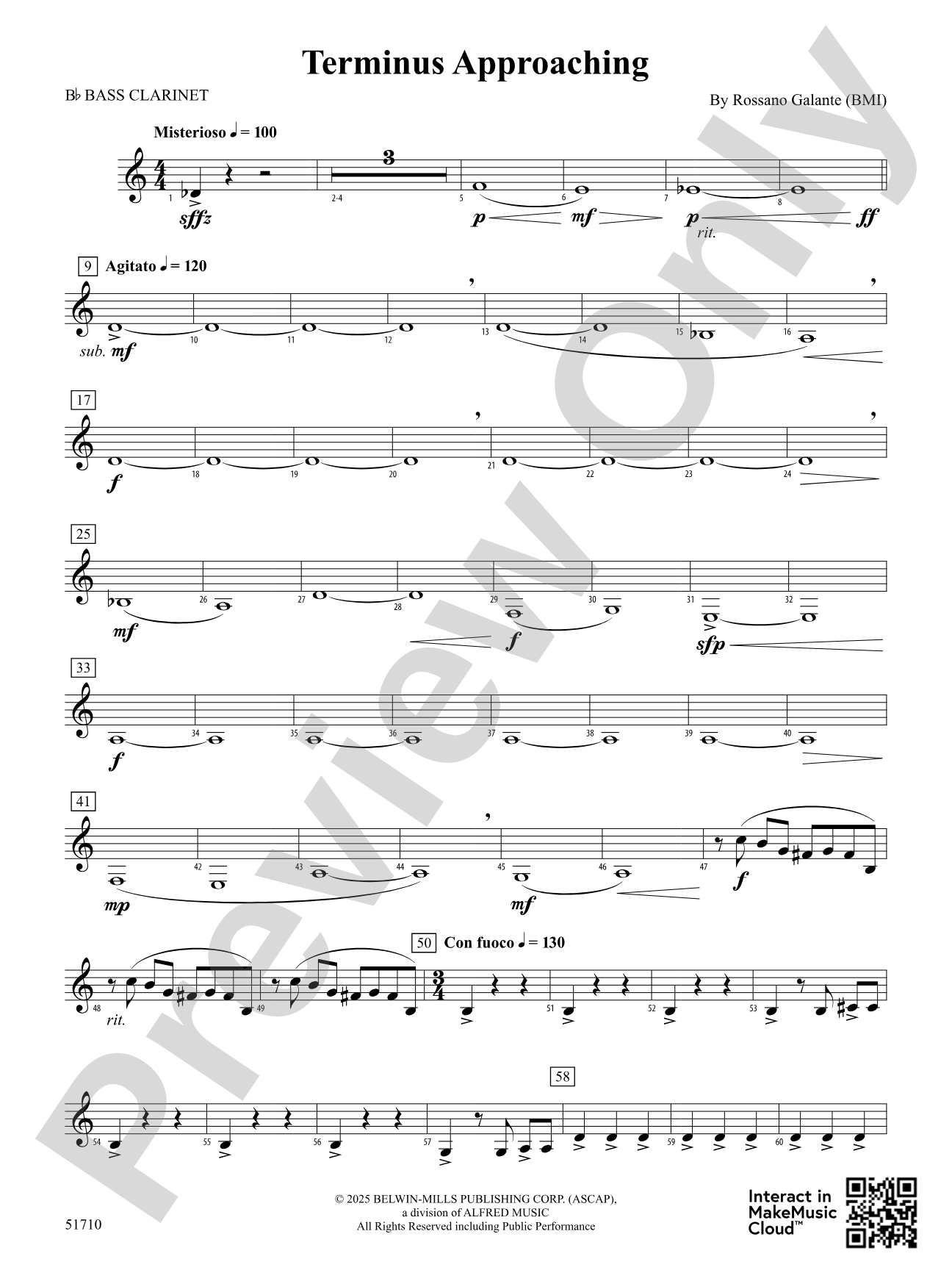 Terminus Approaching: B-flat Bass Clarinet