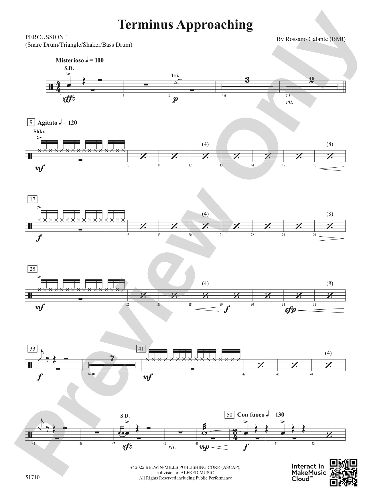 Terminus Approaching: 1st Percussion
