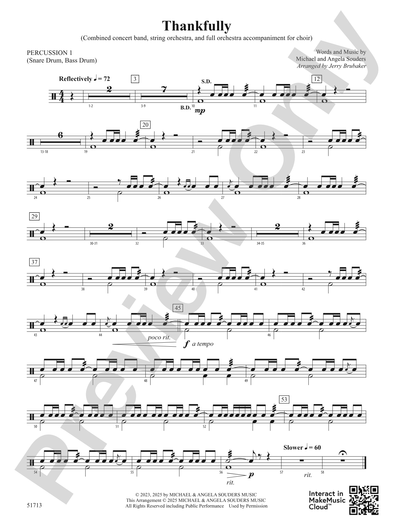 Thankfully: 1st Percussion