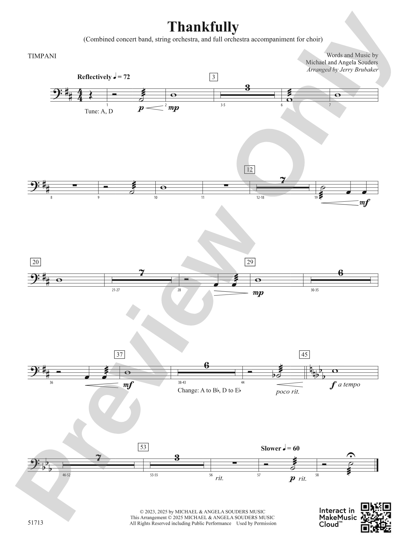 Thankfully: Timpani