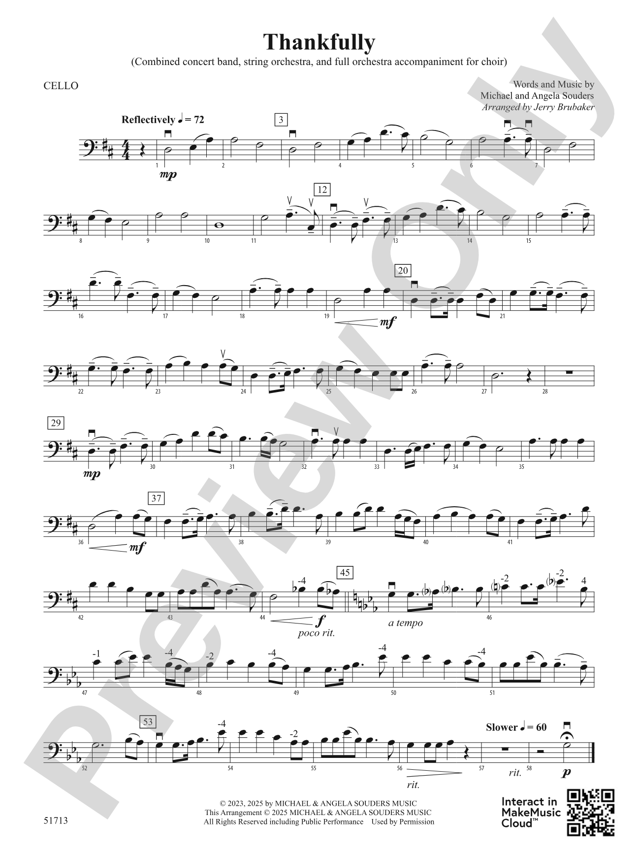 Thankfully: Cello