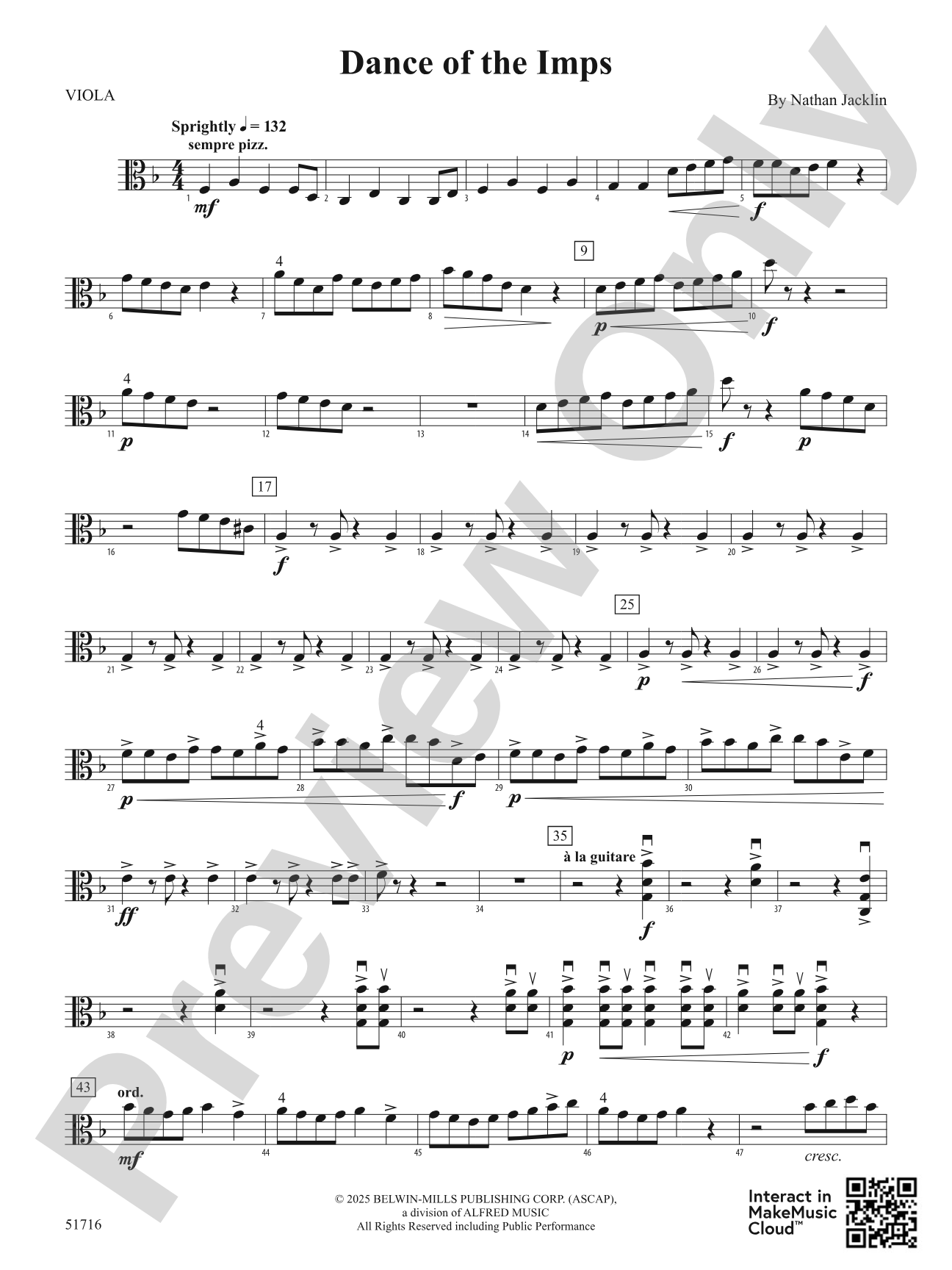 Dance of the Imps: Viola