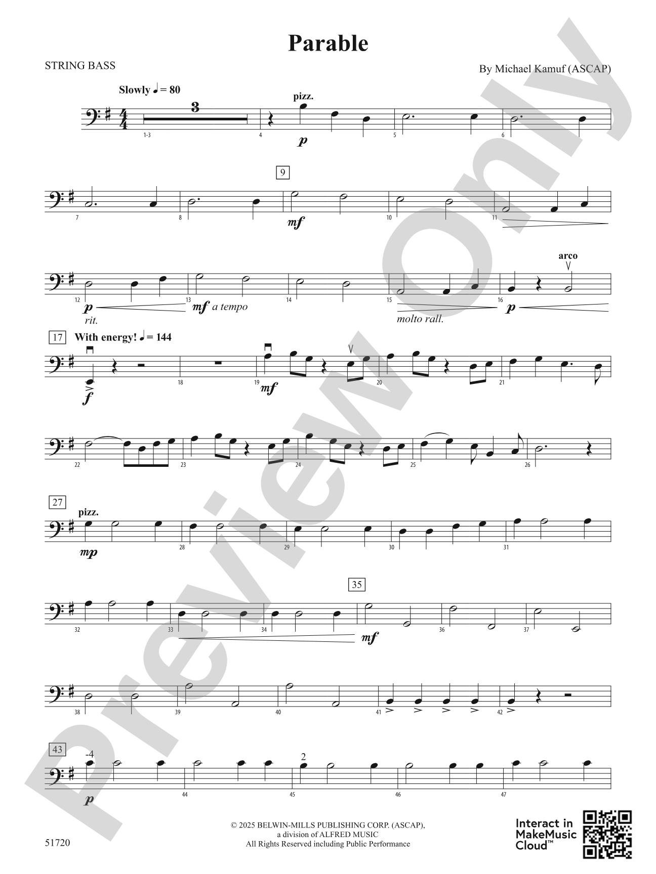Parable: String Bass