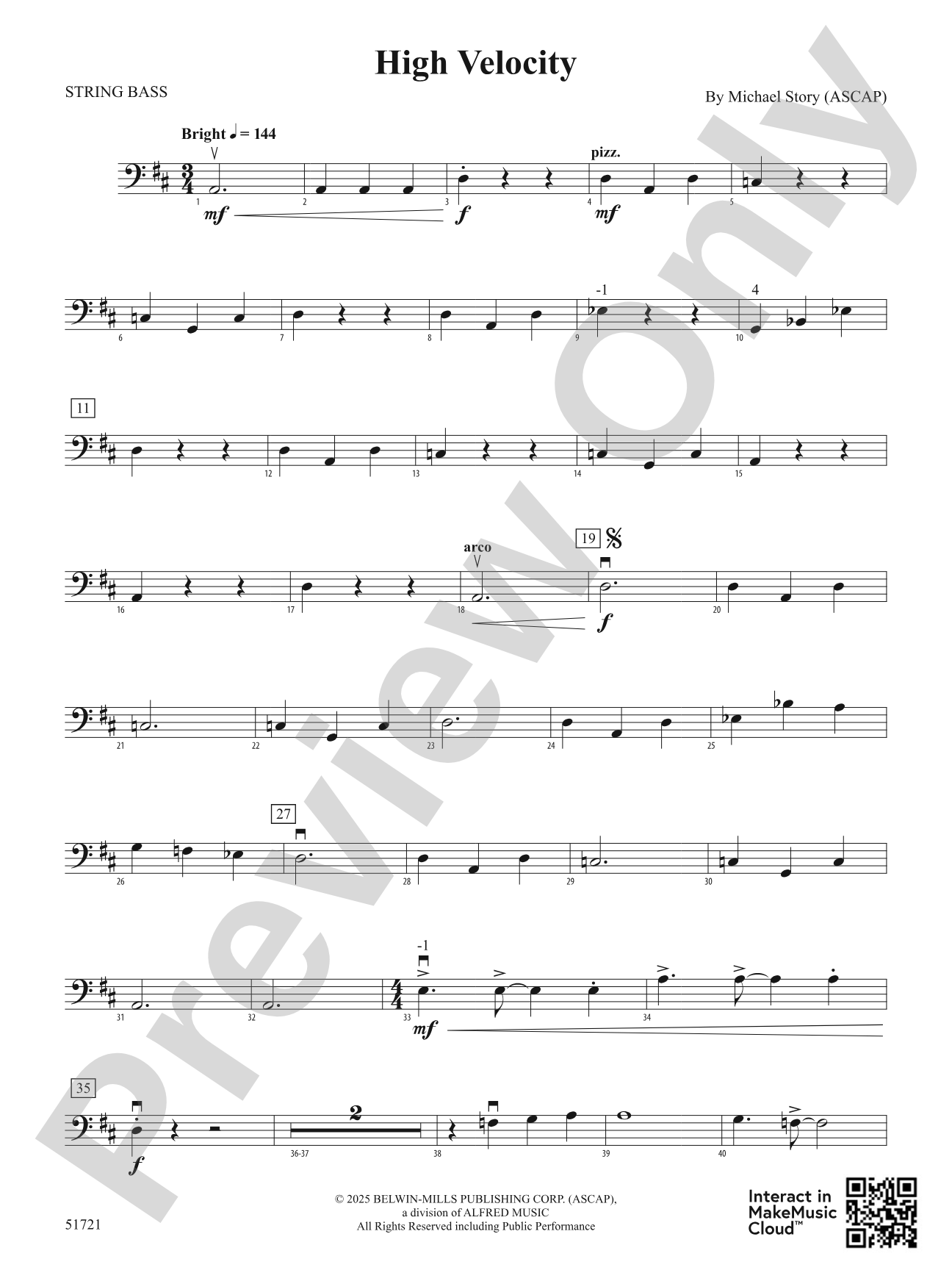 High Velocity: String Bass