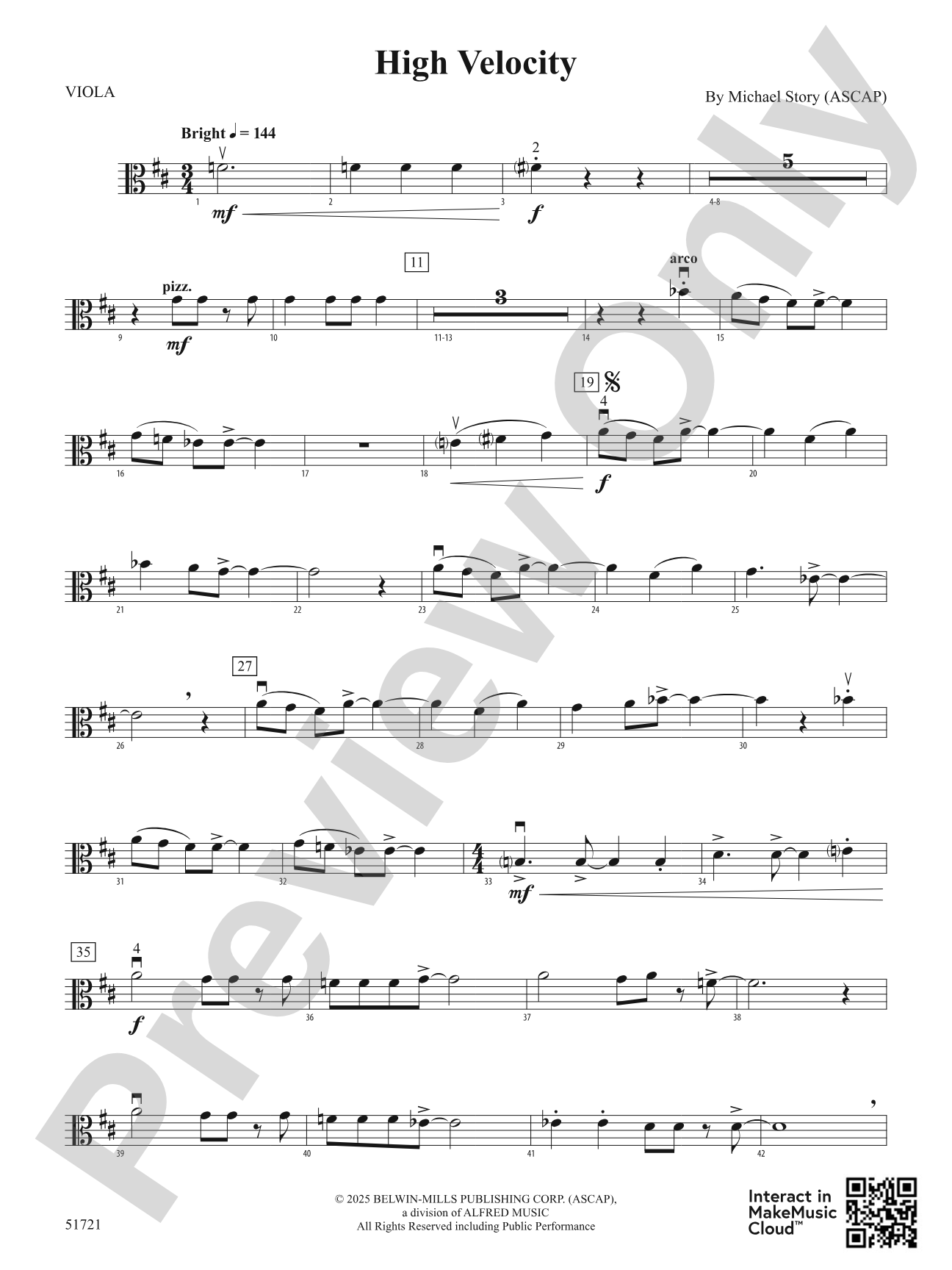 High Velocity: Viola