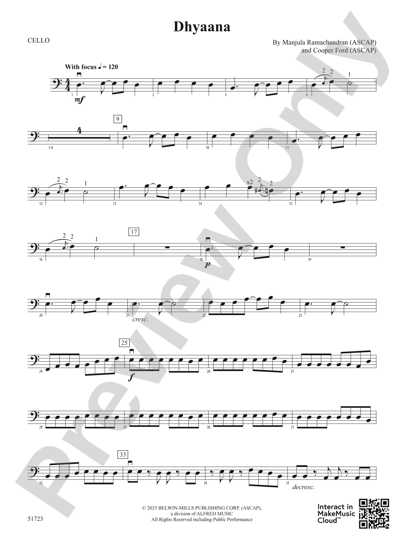 Dhyaana: Cello