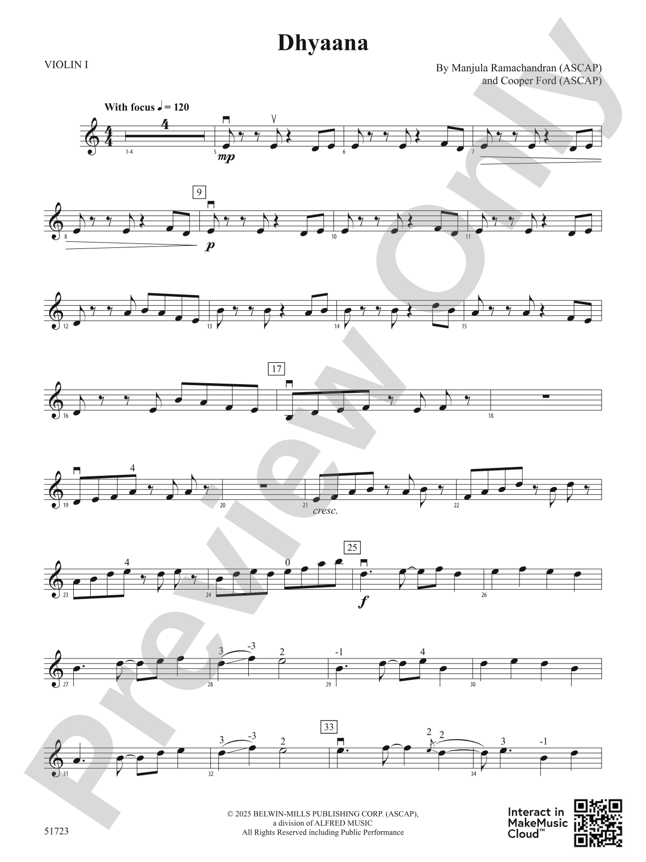 Dhyaana: 1st Violin