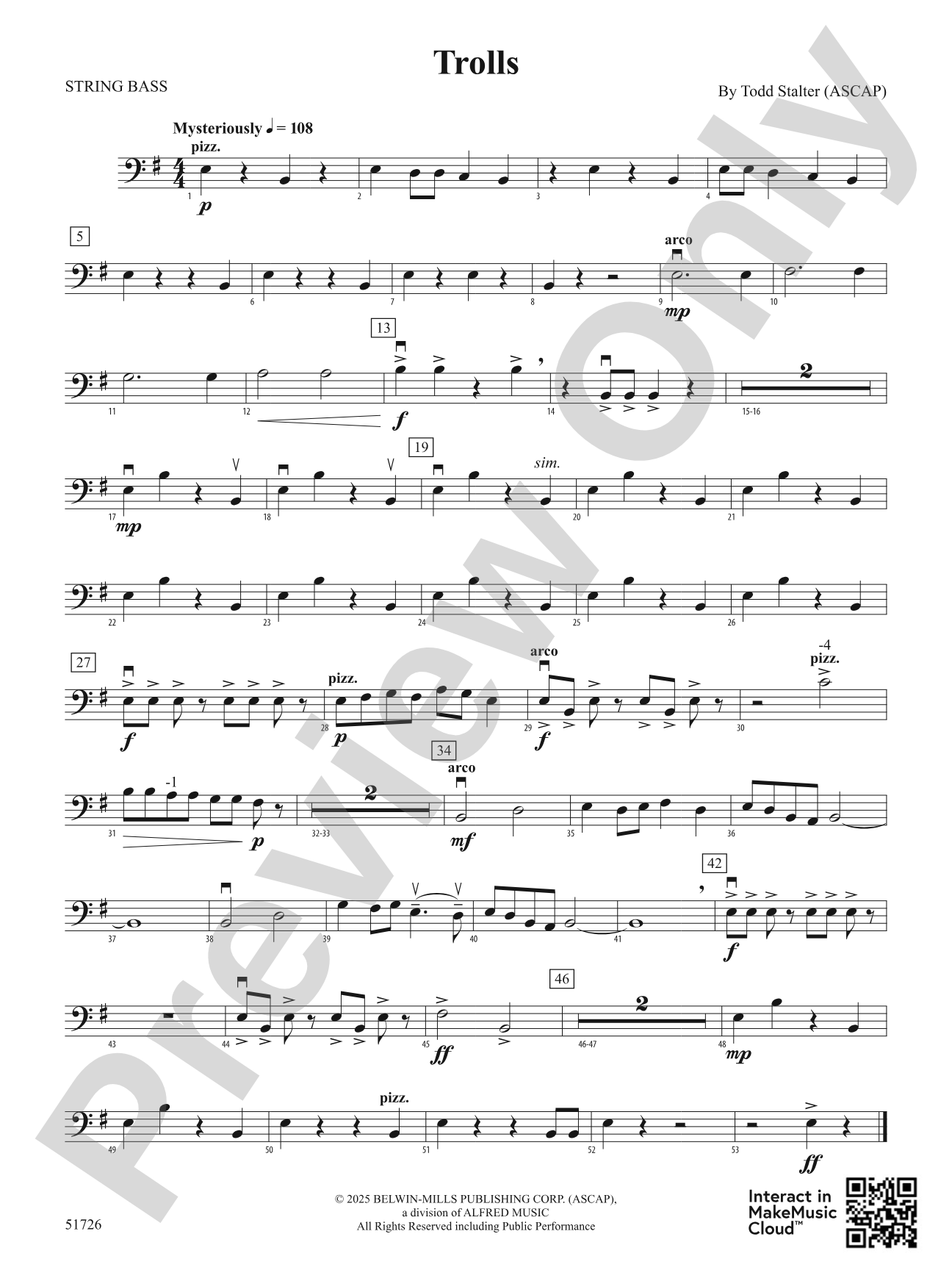 Trolls: String Bass