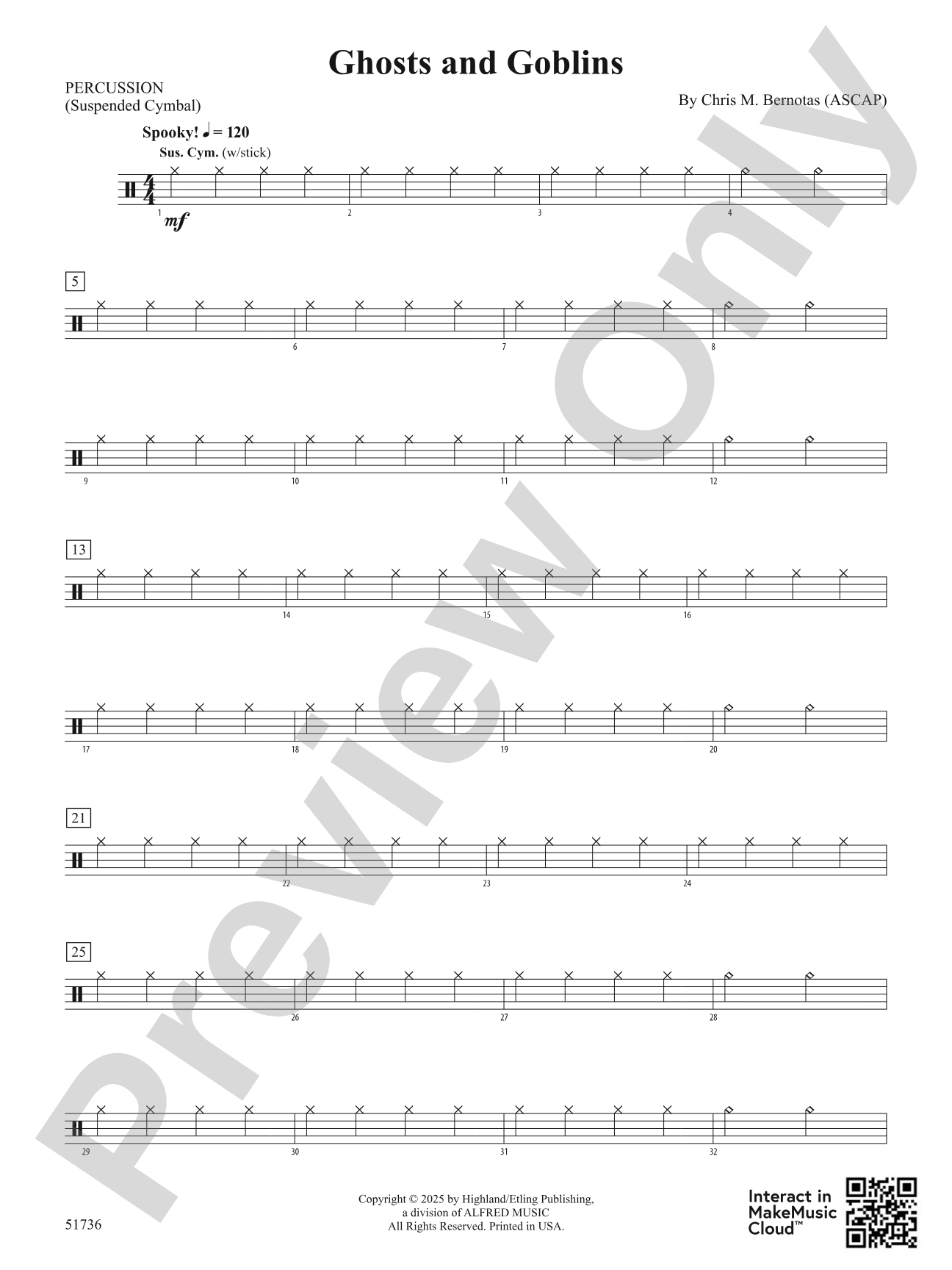 Ghosts and Goblins: 1st Percussion