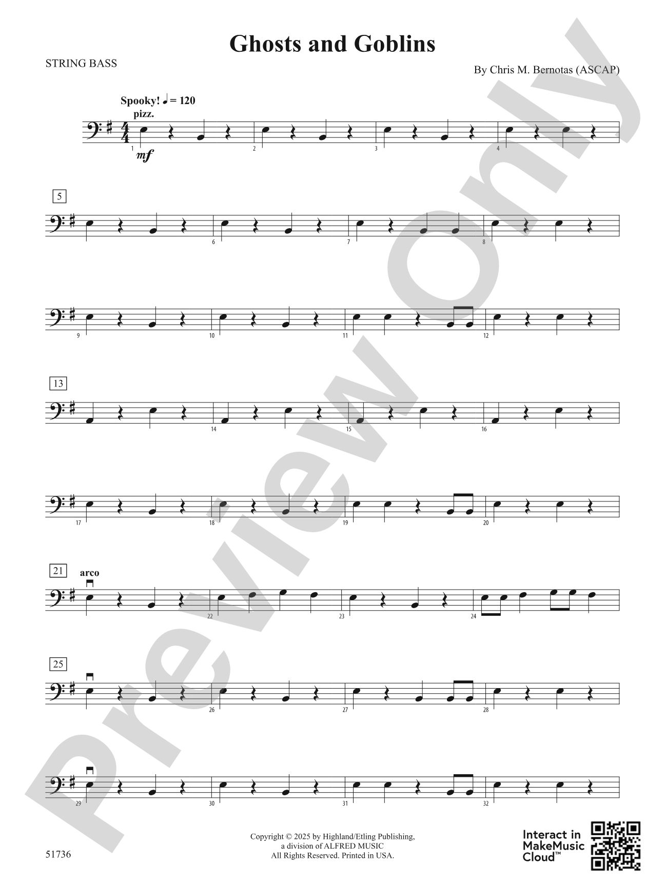Ghosts and Goblins: String Bass
