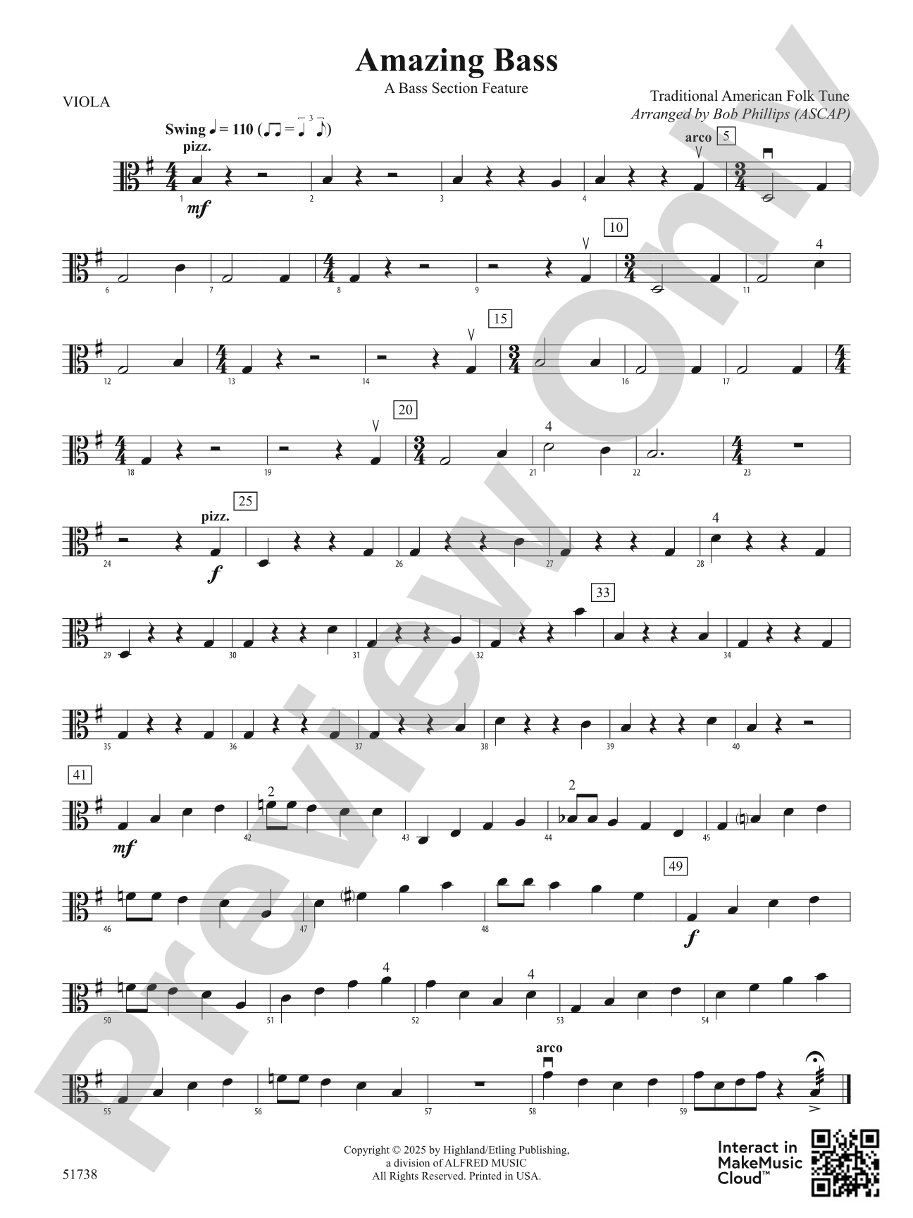 Amazing Bass: Viola