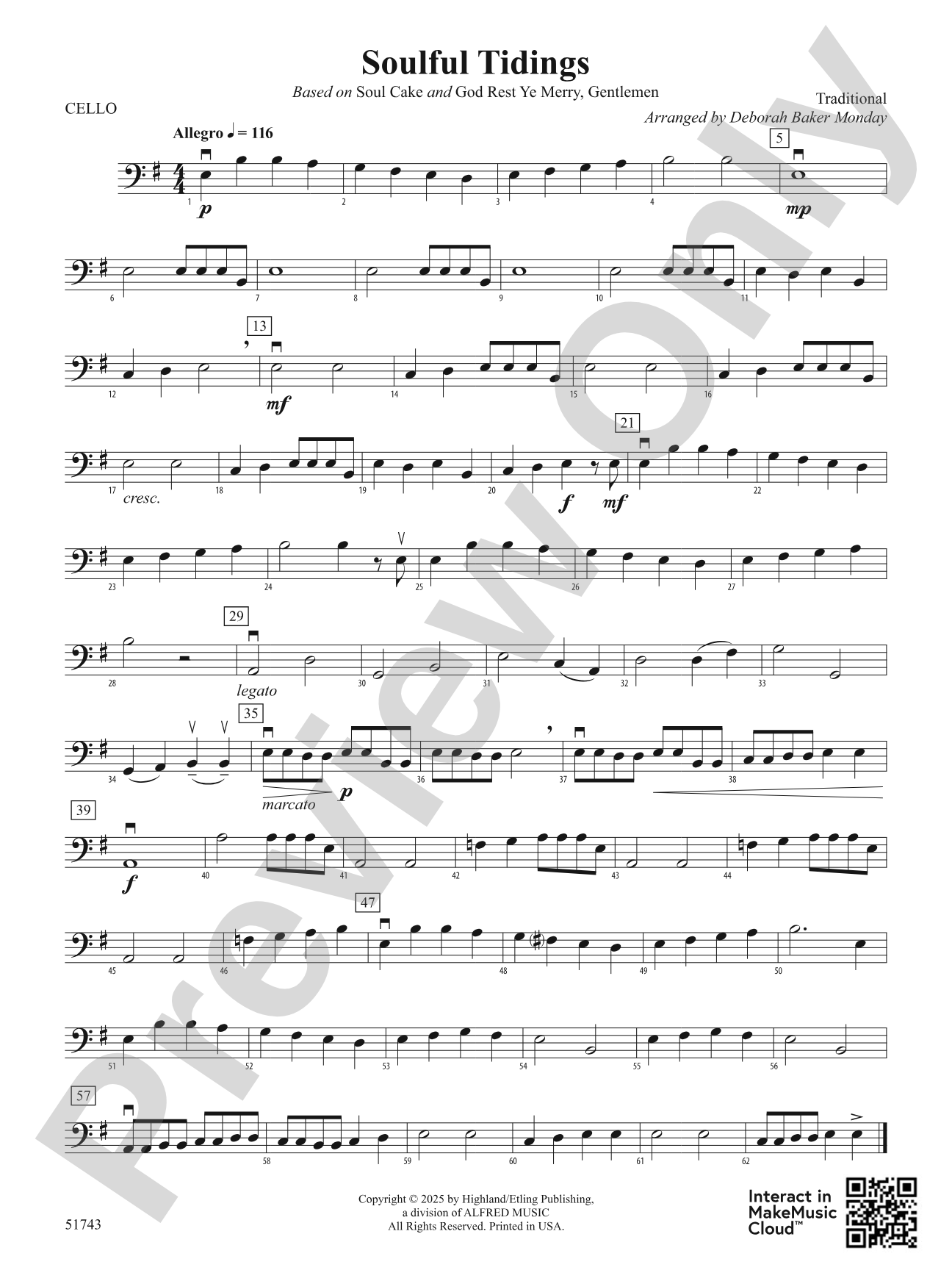 Soulful Tidings: Cello