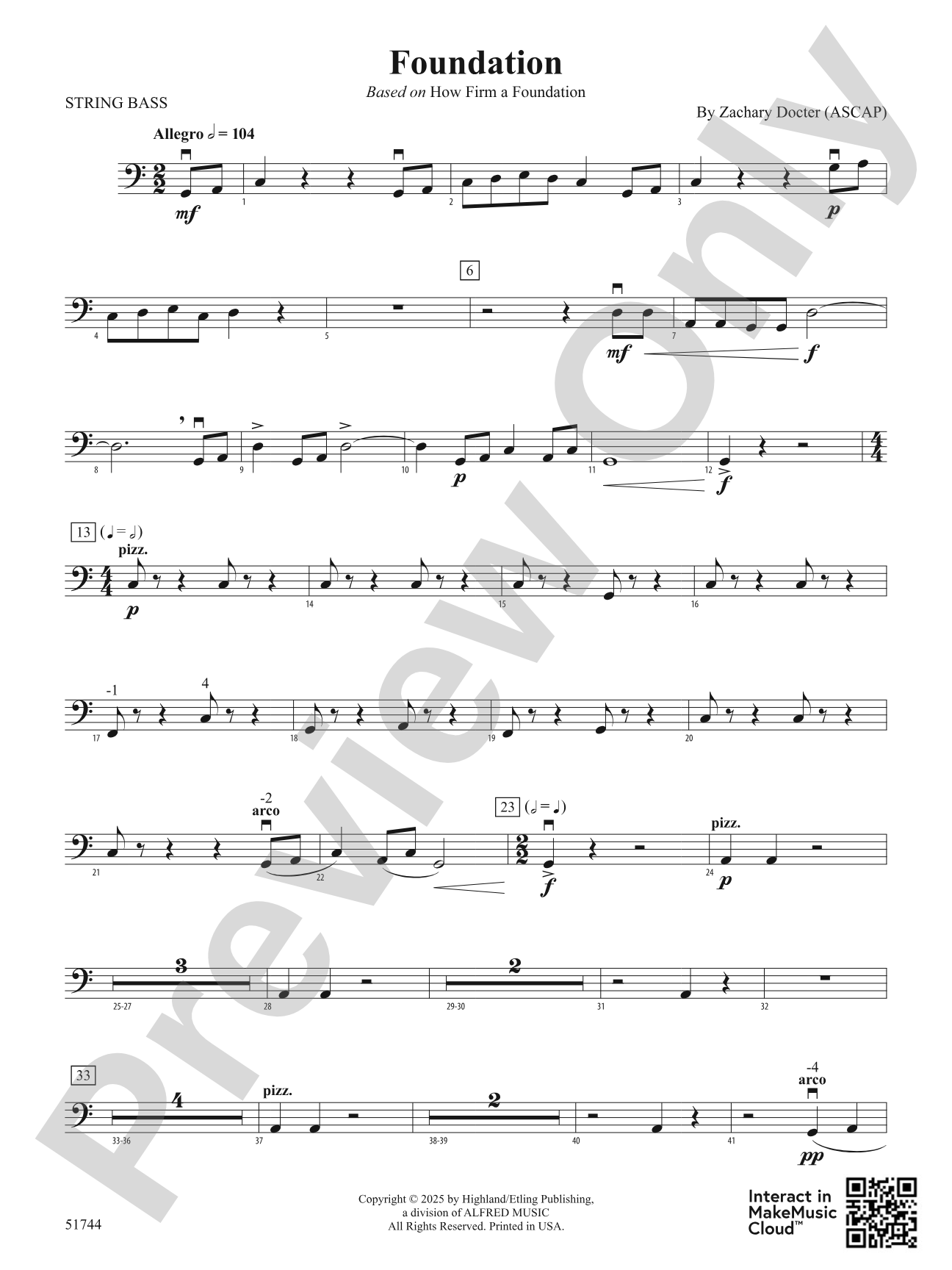 Foundation: String Bass