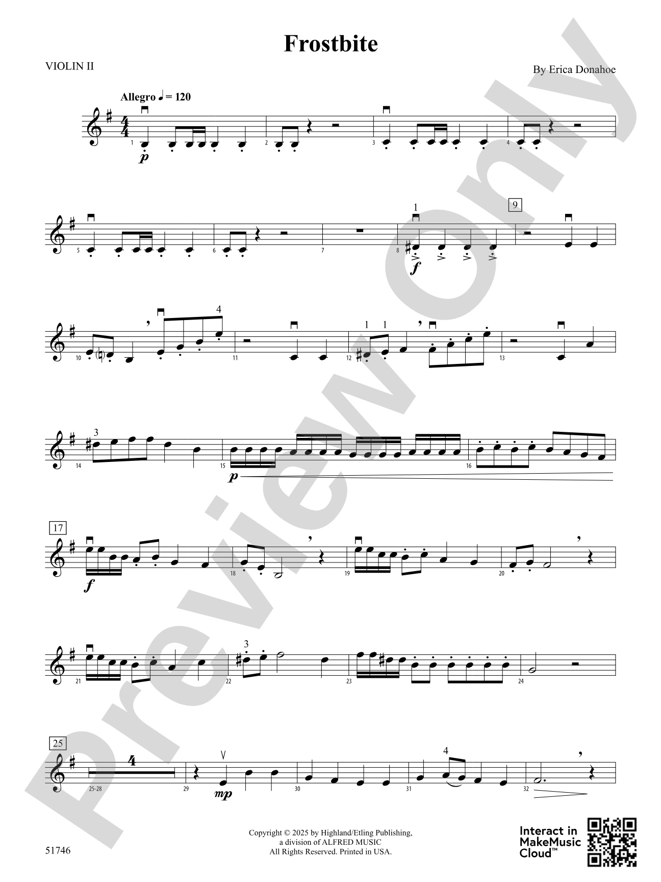 Frostbite: 2nd Violin