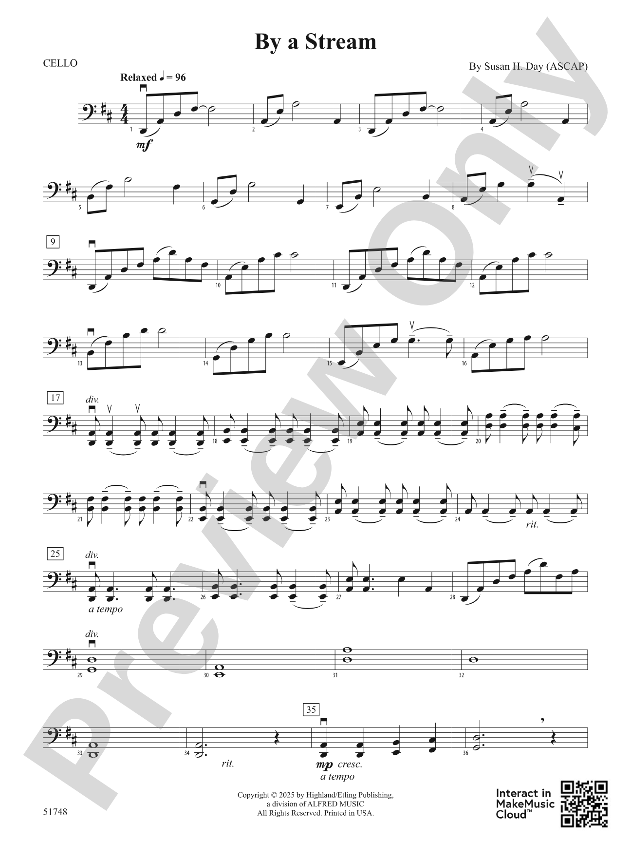 By a Stream: Cello