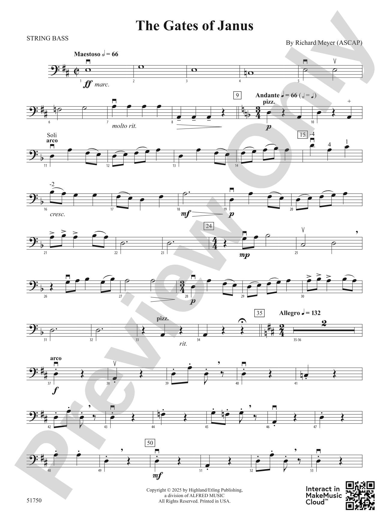 The Gates of Janus: String Bass