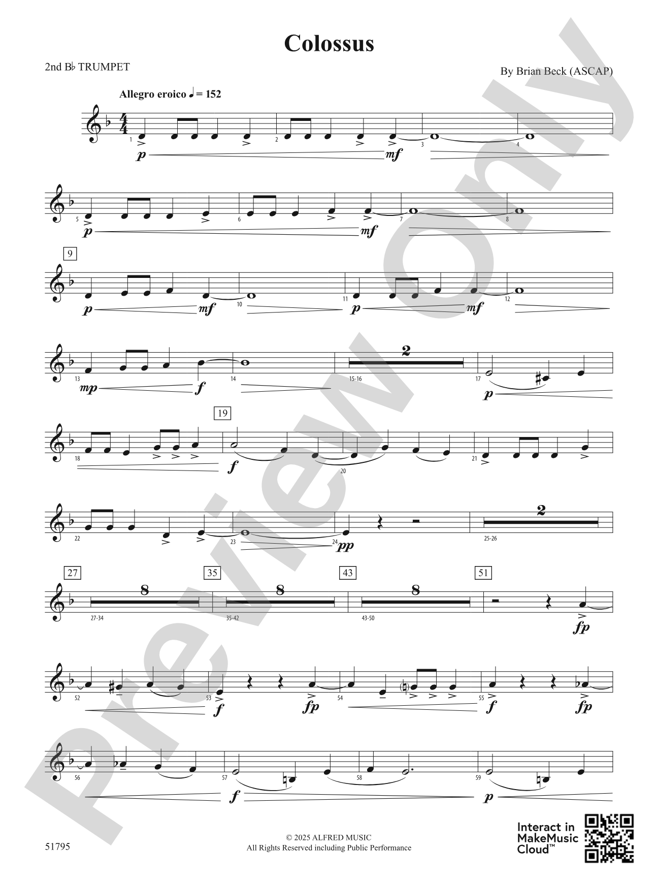 Colossus: 2nd B-flat Trumpet