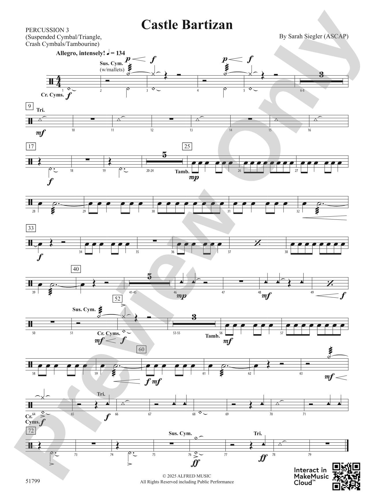 Castle Bartizan: 3rd Percussion