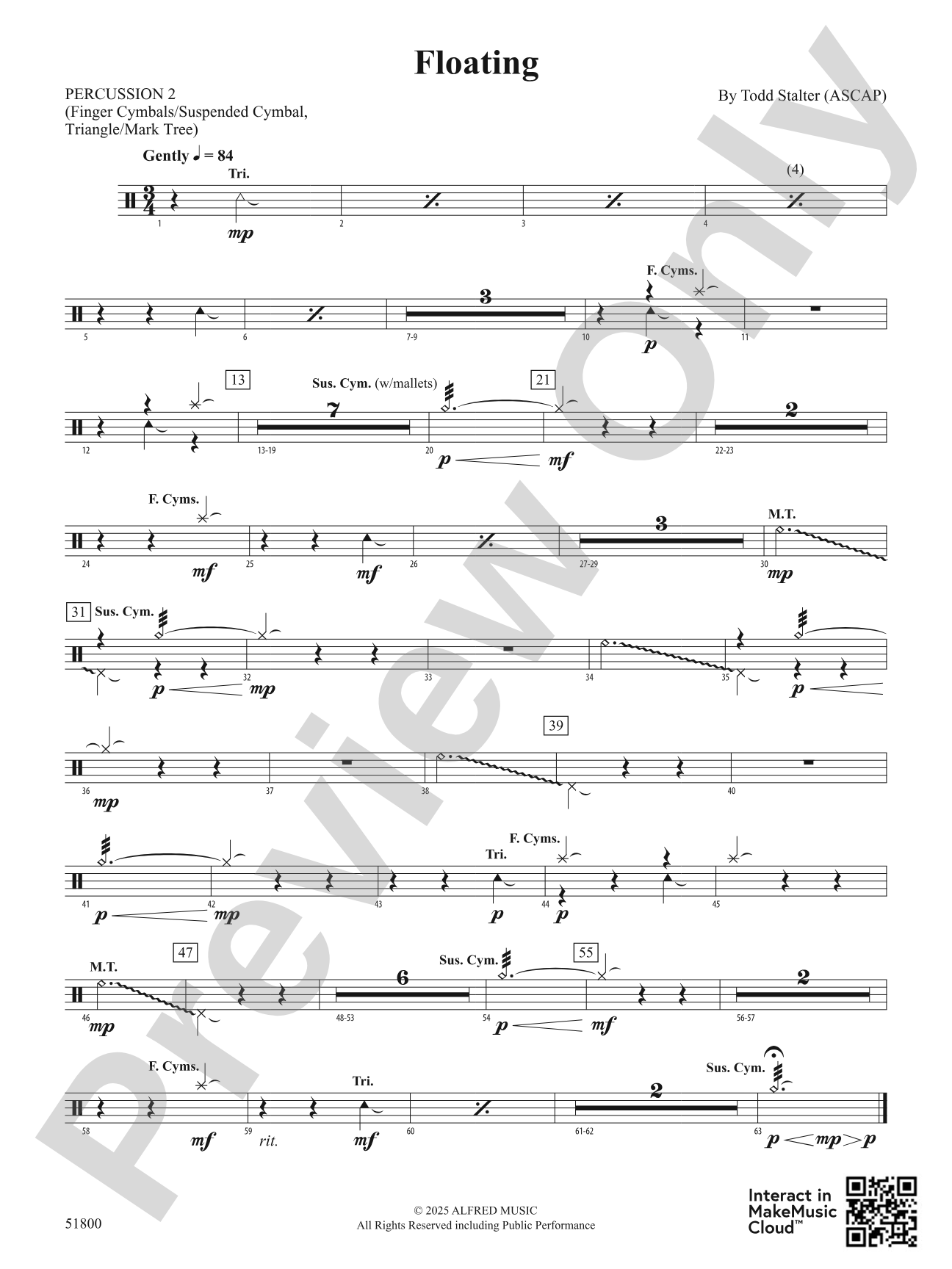 Floating: 2nd Percussion