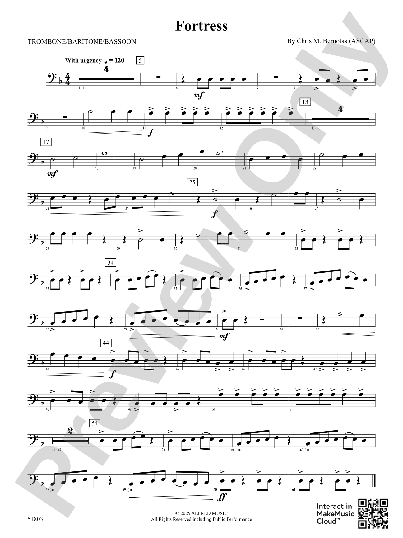 Fortress: 1st Trombone