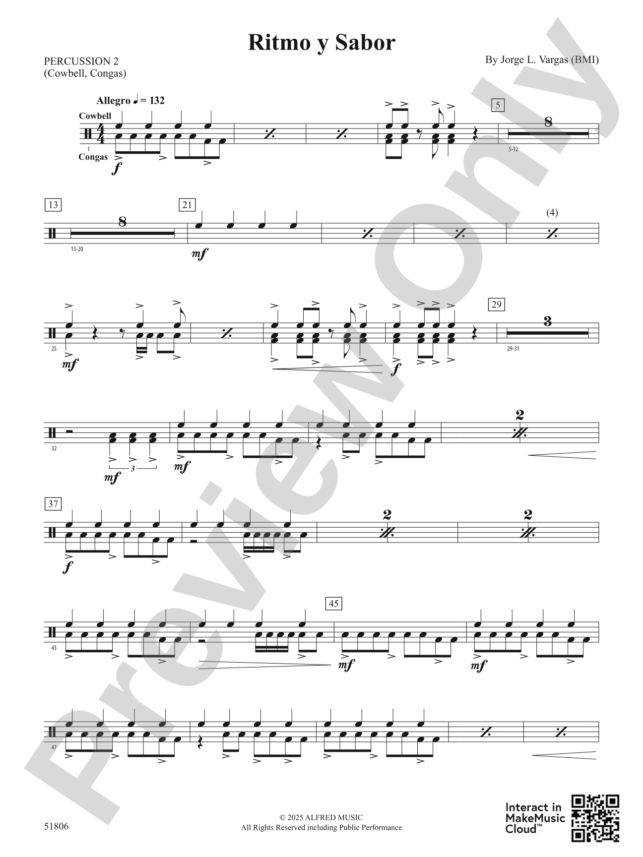 Ritmo y Sabor: 2nd Percussion