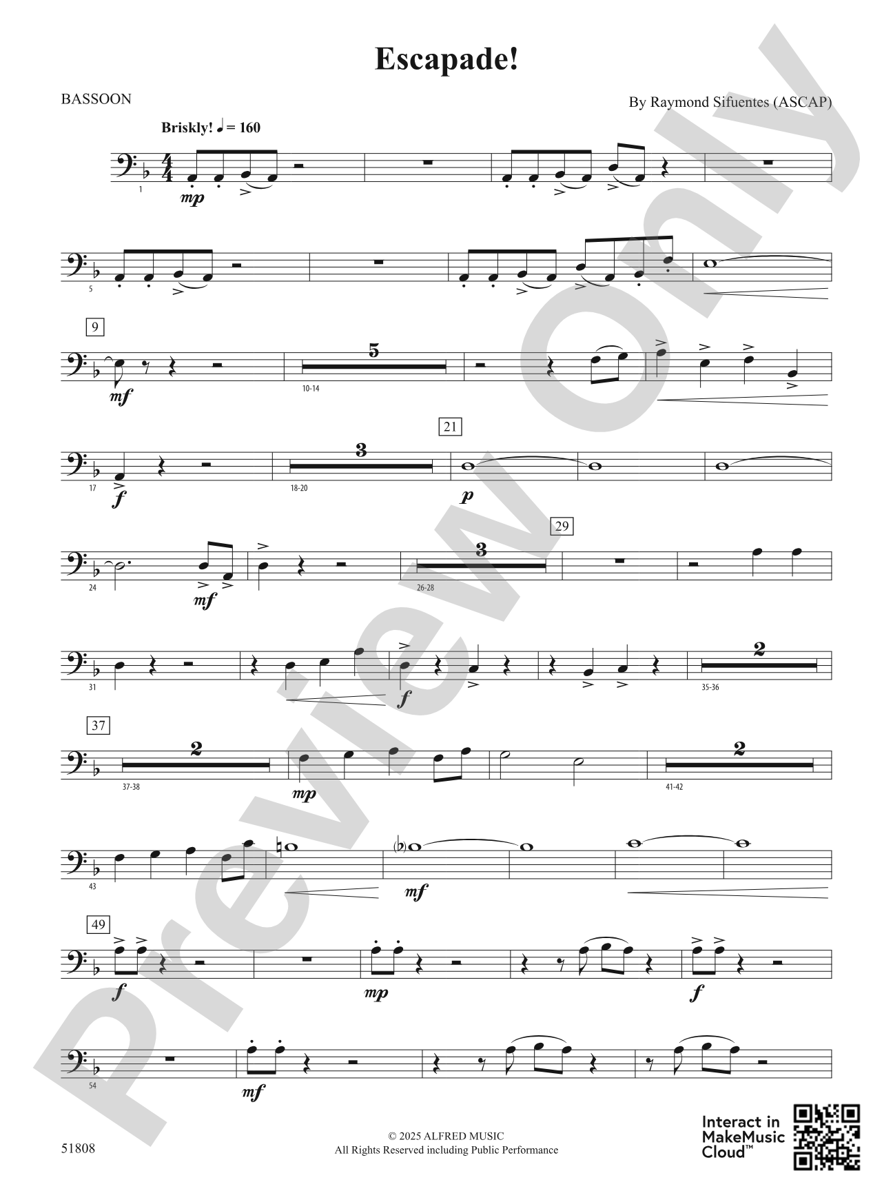 Escapade!: Bassoon