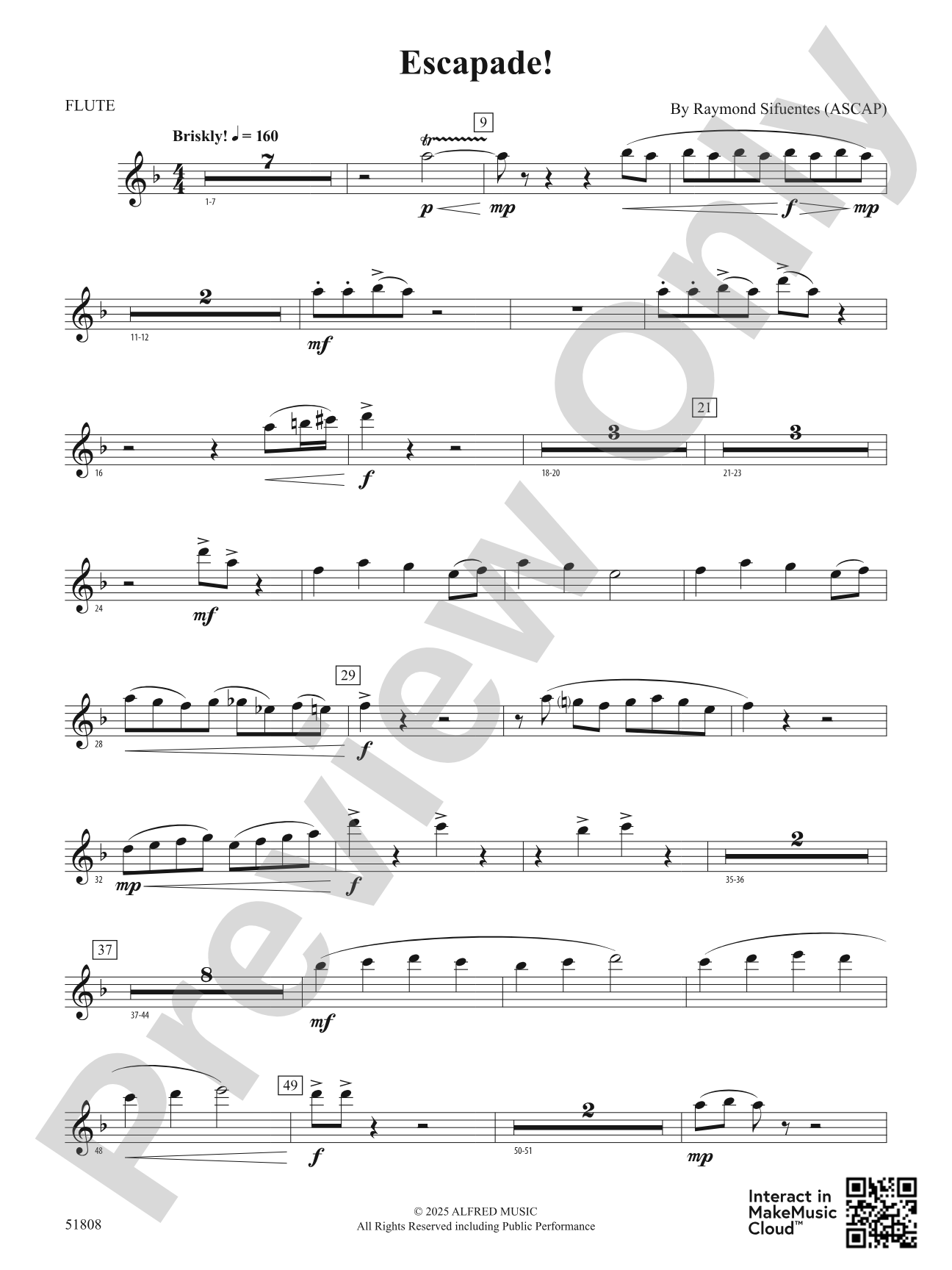 Escapade!: Flute
